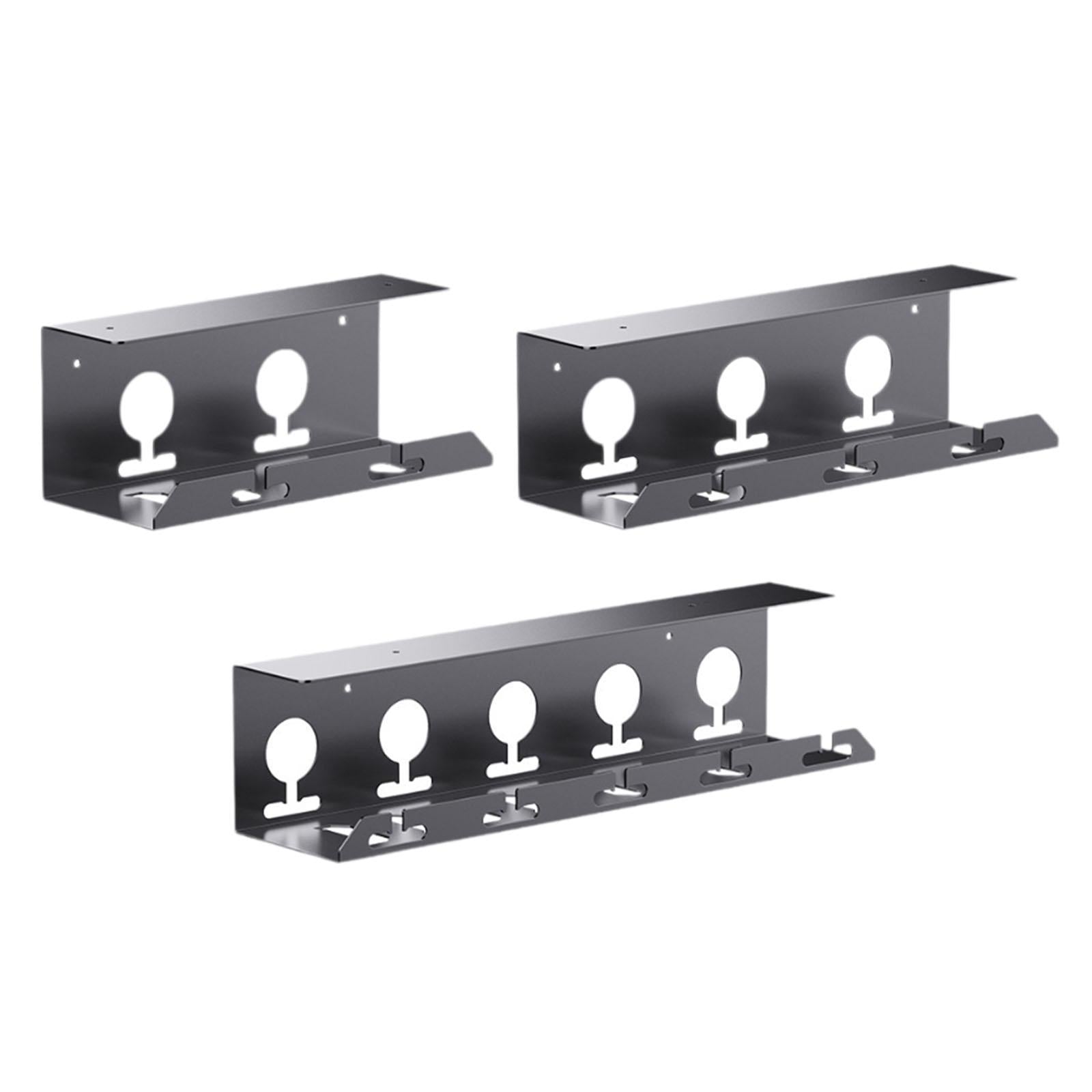 Under Table Storage Tray Rustproof Cable Raceway for Kitchen Home Use Office Small