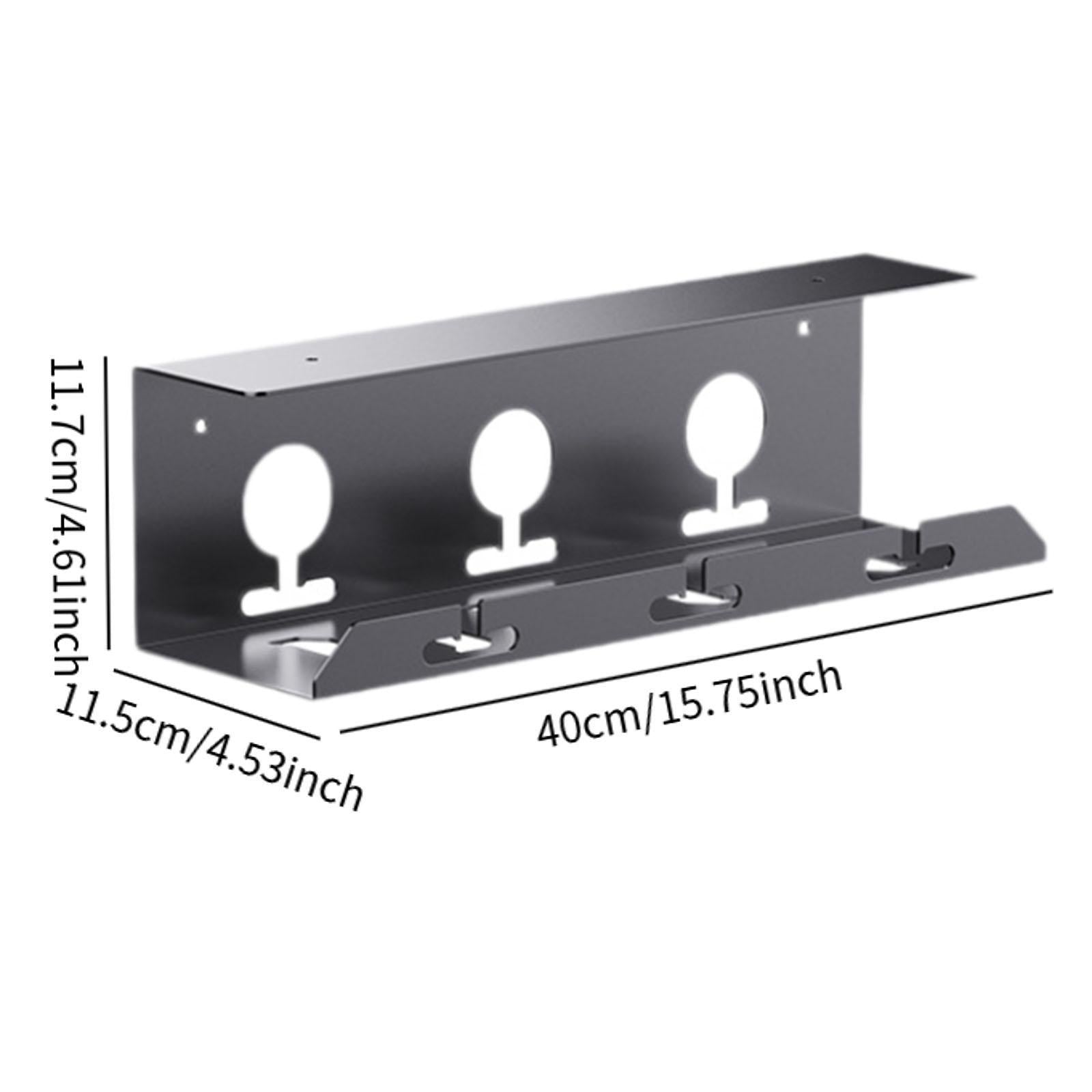 Under Table Storage Tray Rustproof Cable Raceway for Kitchen Home Use Office Medium