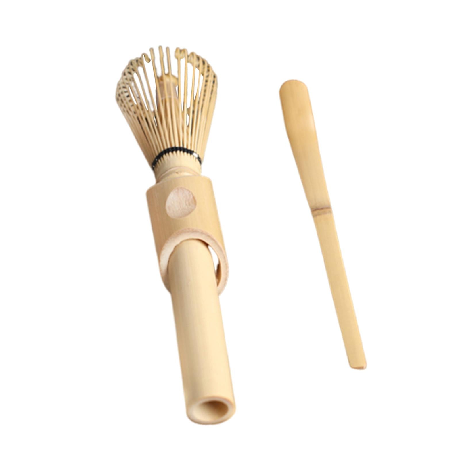 Tea Whisk Bamboo Matcha Utensil with Scoop Traditional for Tea Room Greeting