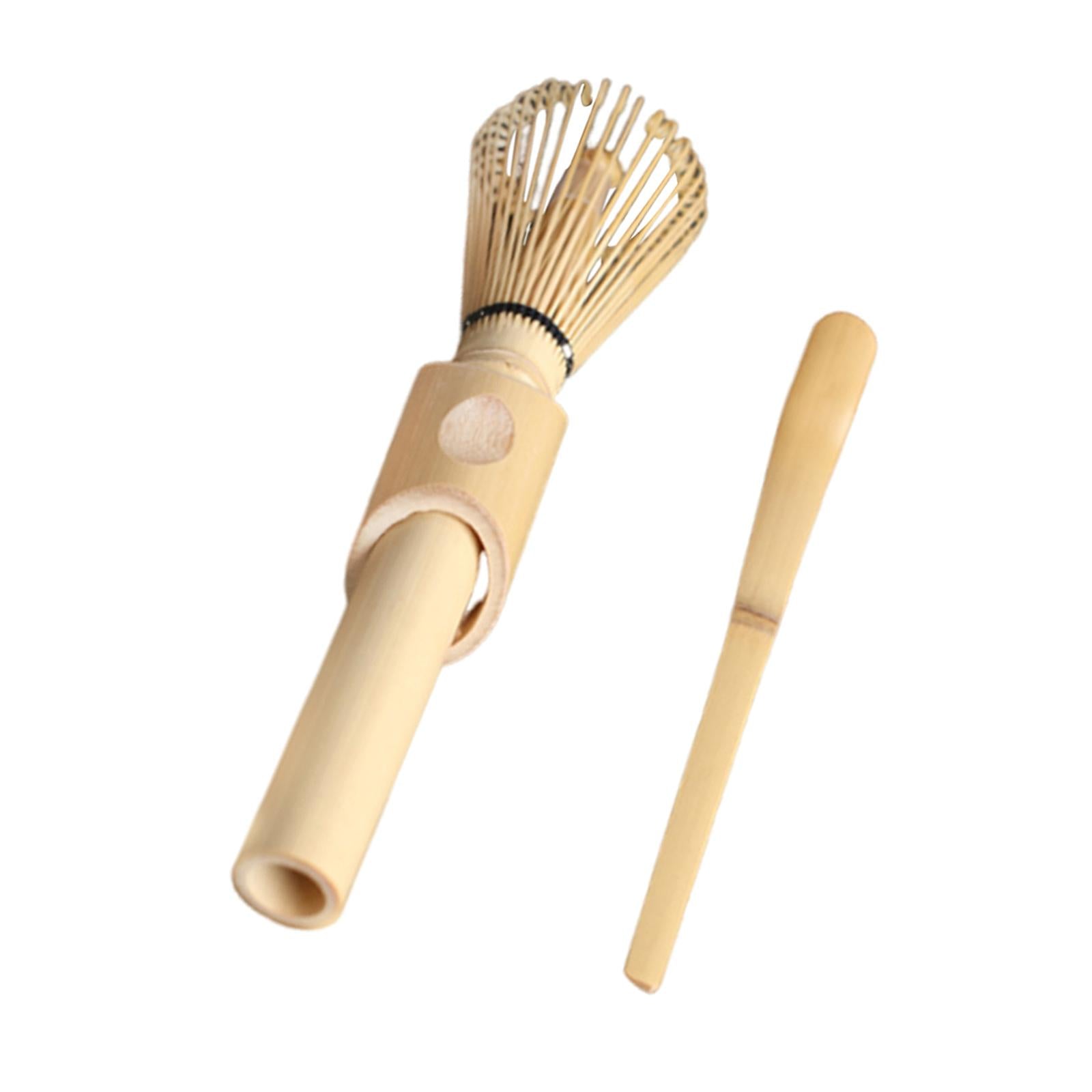 Tea Whisk Bamboo Matcha Utensil with Scoop Traditional for Tea Room Greeting