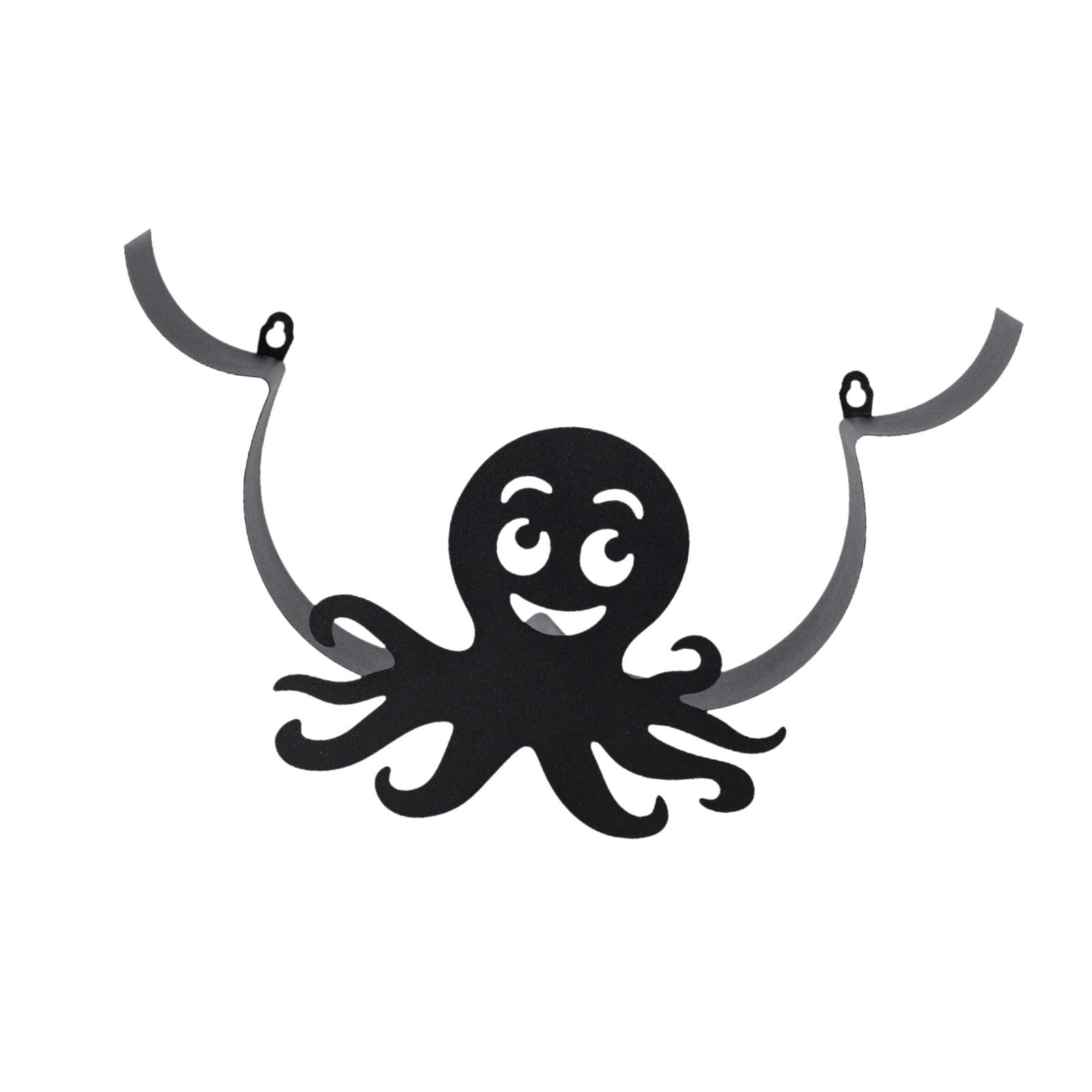 Wall Mounted Octopus Toilet Paper Storage Rack Decorative for Kitchen Sturdy