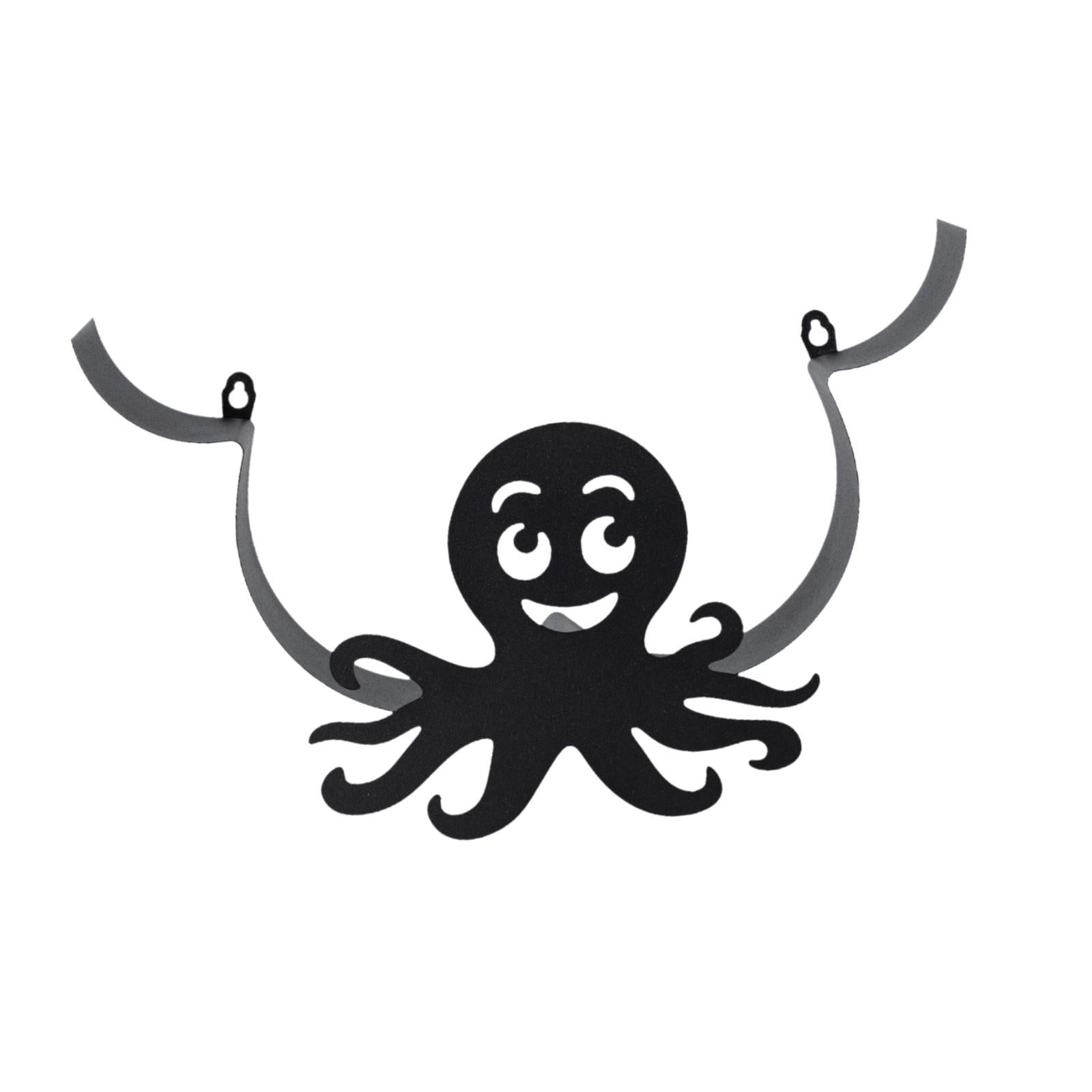 Wall Mounted Octopus Toilet Paper Storage Rack Decorative for Kitchen Sturdy