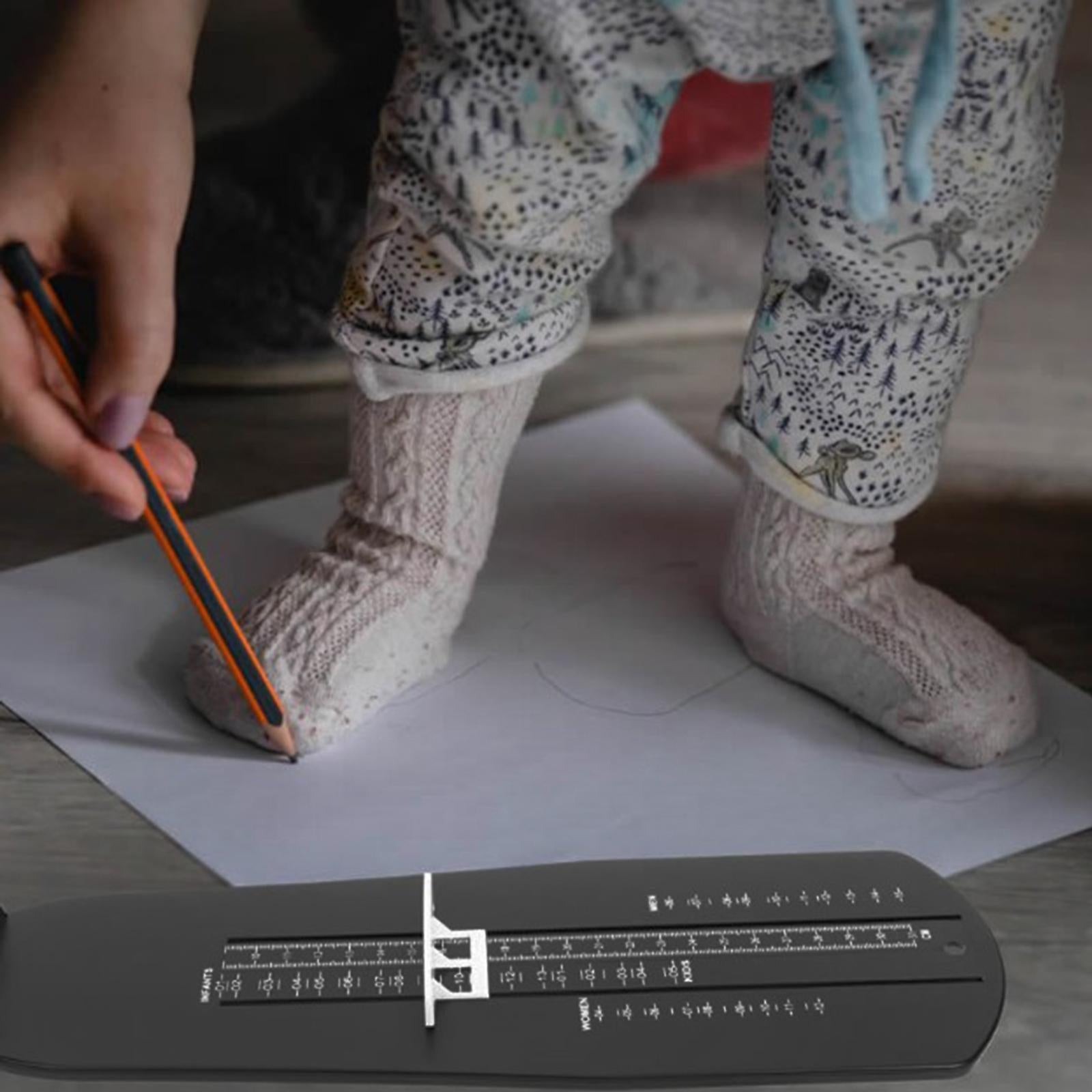 2x Foot Measuring Device for Kids Adults Practical Foot Length Measure Gauge