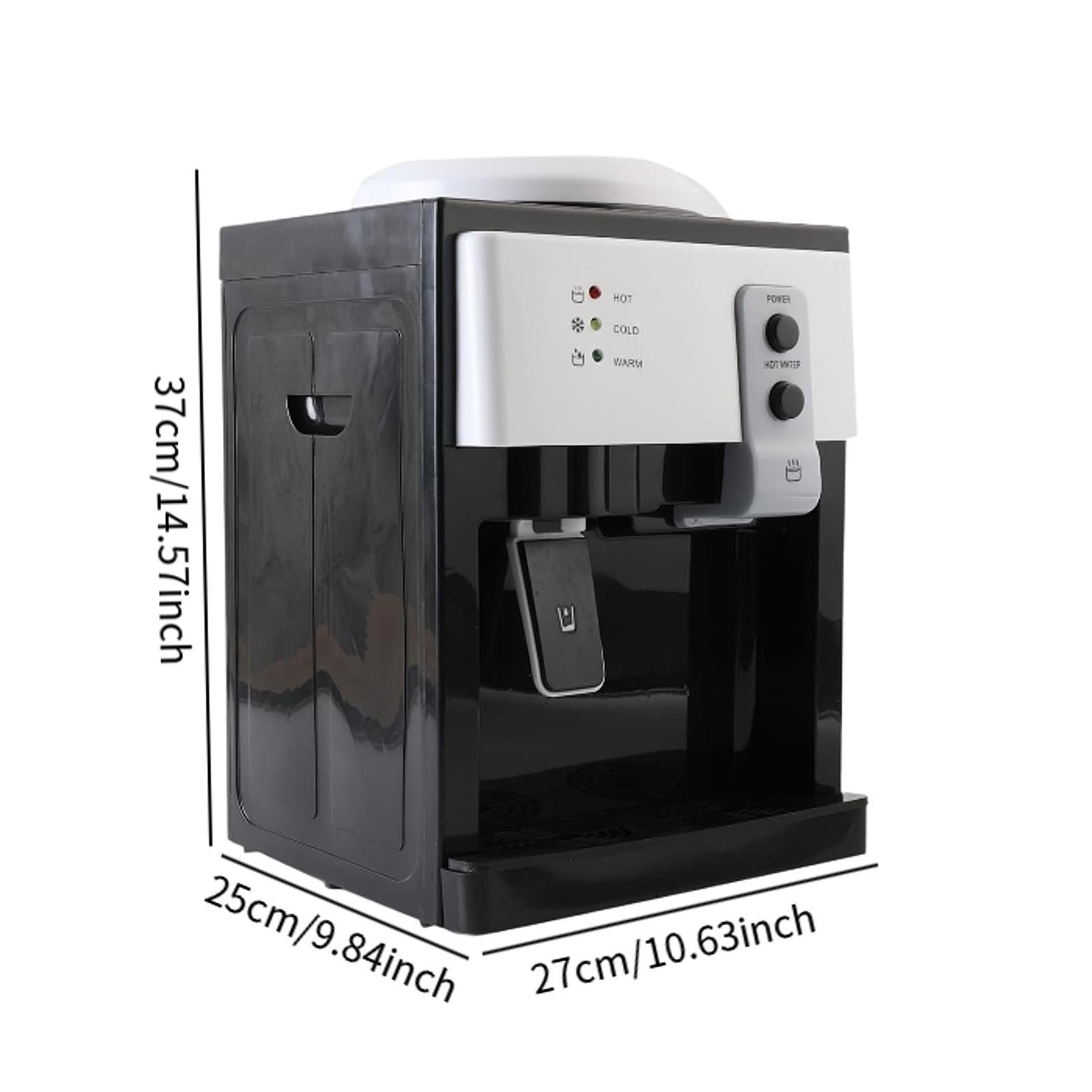 Water Dispenser Hot and Cold Water Room Temperature for Room Dorm Countertop white