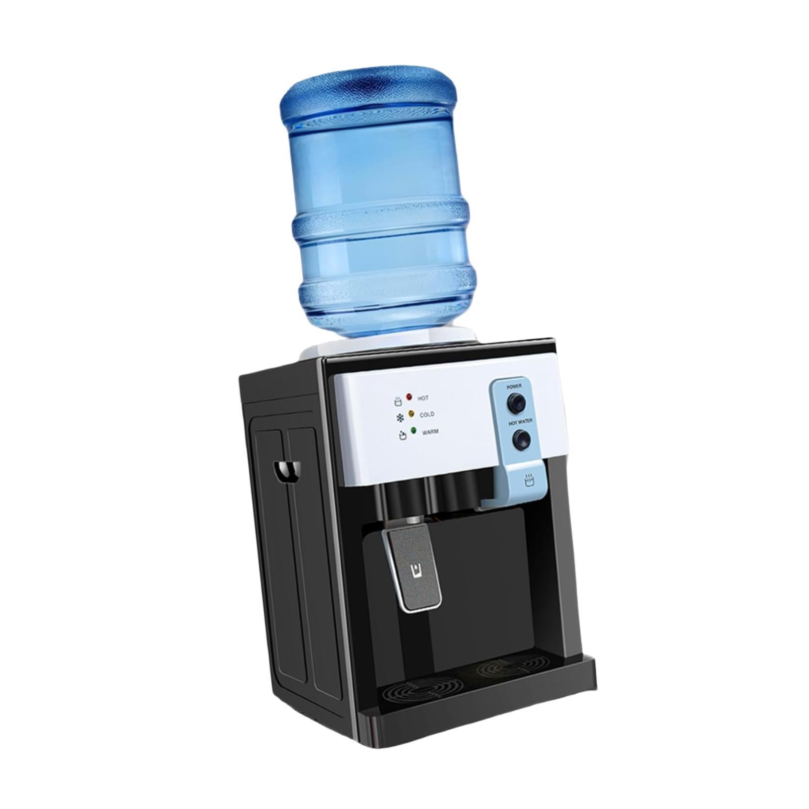 Water Dispenser Hot and Cold Water Room Temperature for Room Dorm Countertop white