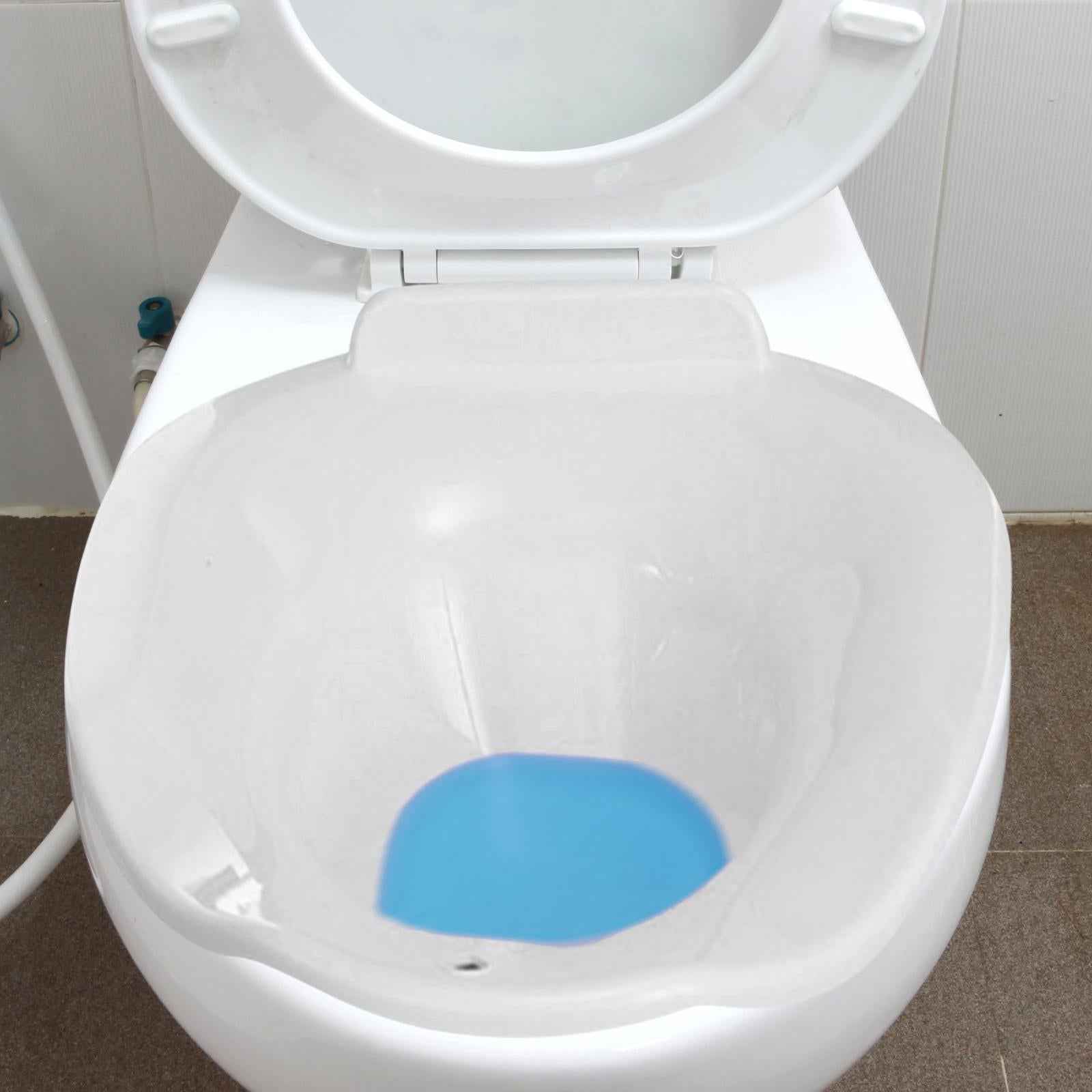Toilet Seat Sits Bath Bidet Washing Hip Bath Basin for Bathroom Hotel Travel White