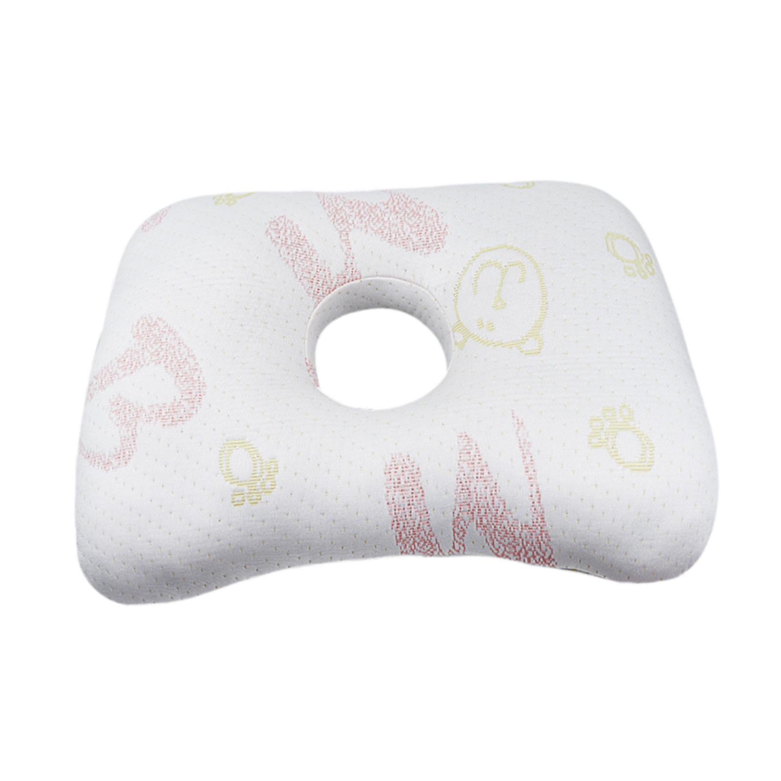 Ear Piercing Pillow Comfortable Cotton Filling Neck Head Support with A Hole Style E