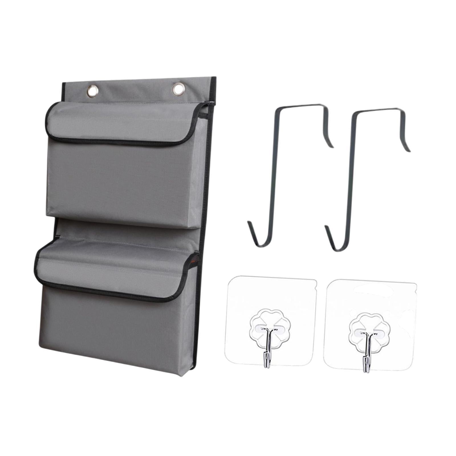Hanging Storage Bag Pantry with Hooks Closet Bedroom over The Door Organizer