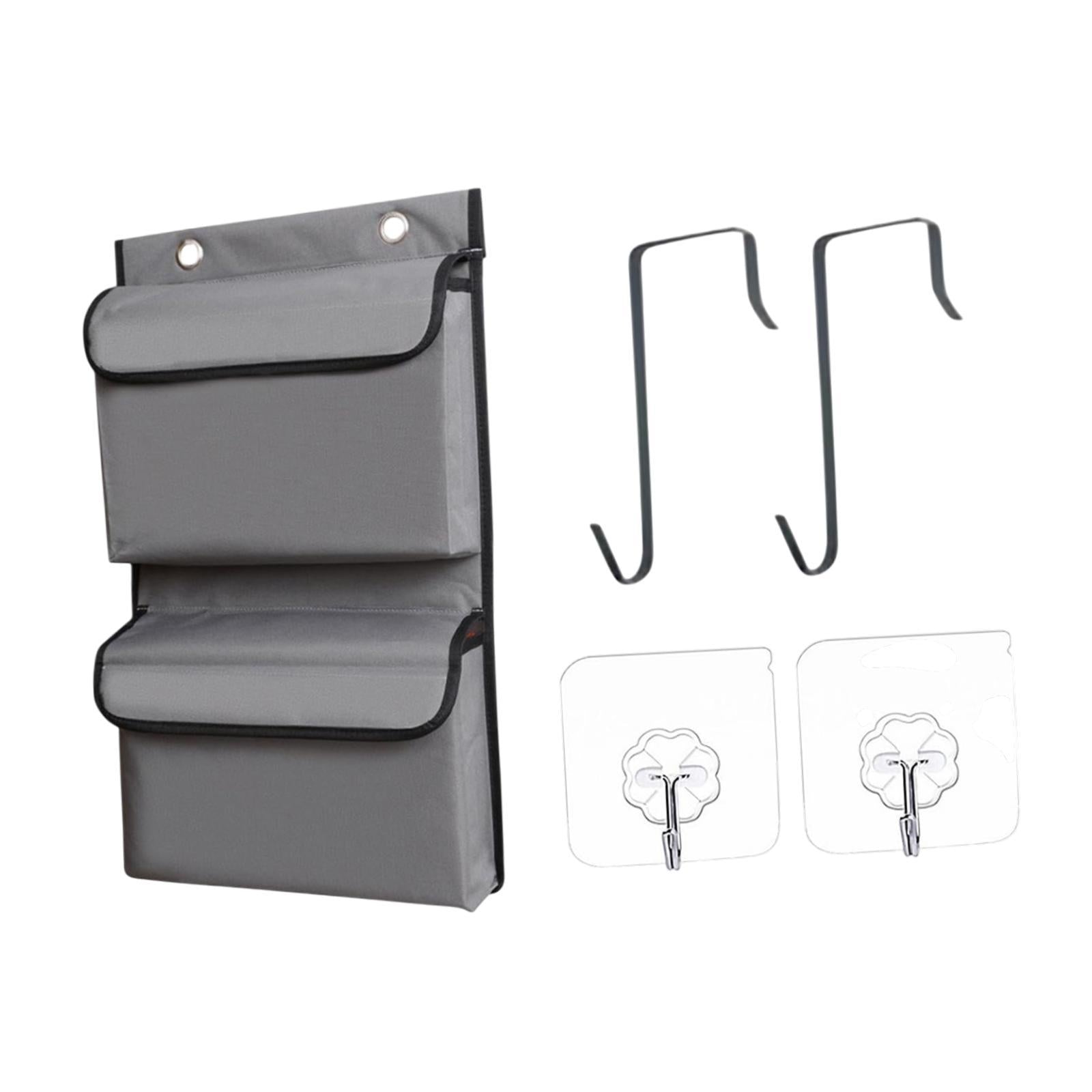 Hanging Storage Bag Pantry with Hooks Closet Bedroom over The Door Organizer