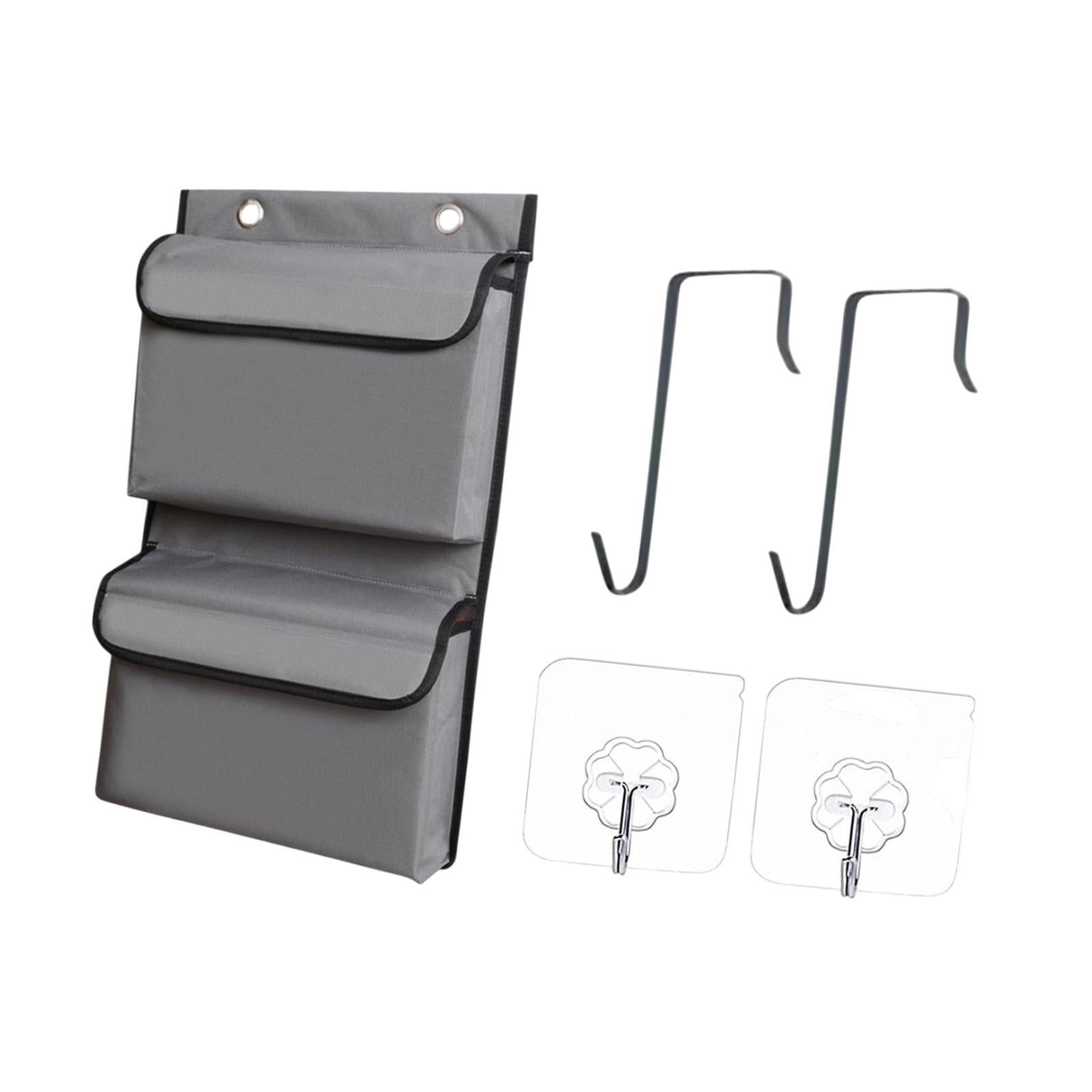 Hanging Storage Bag Pantry with Hooks Closet Bedroom over The Door Organizer