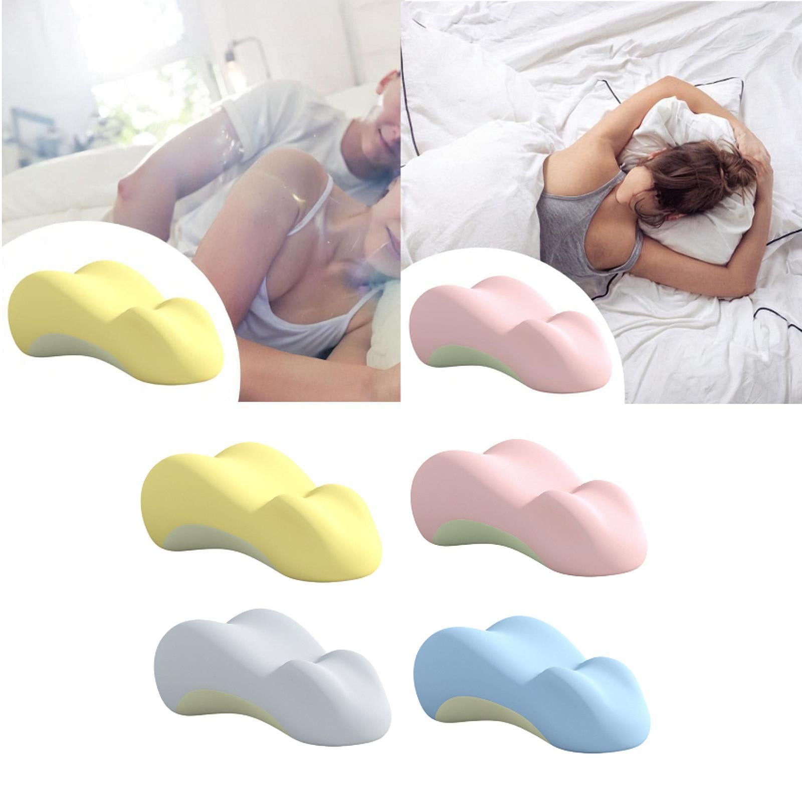 Leg Elevate Pillow Washable Cover Ergonomic Positioning Pillow for Bedroom Yellow