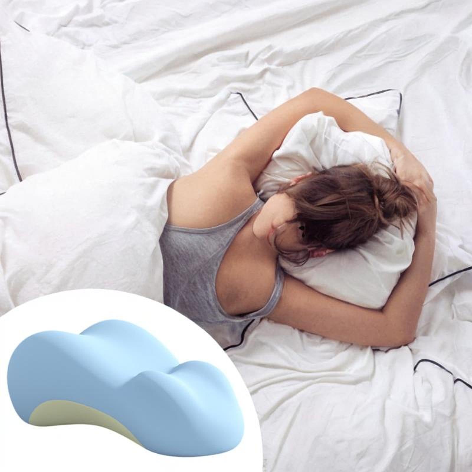 Leg Elevate Pillow Washable Cover Ergonomic Positioning Pillow for Bedroom Blue