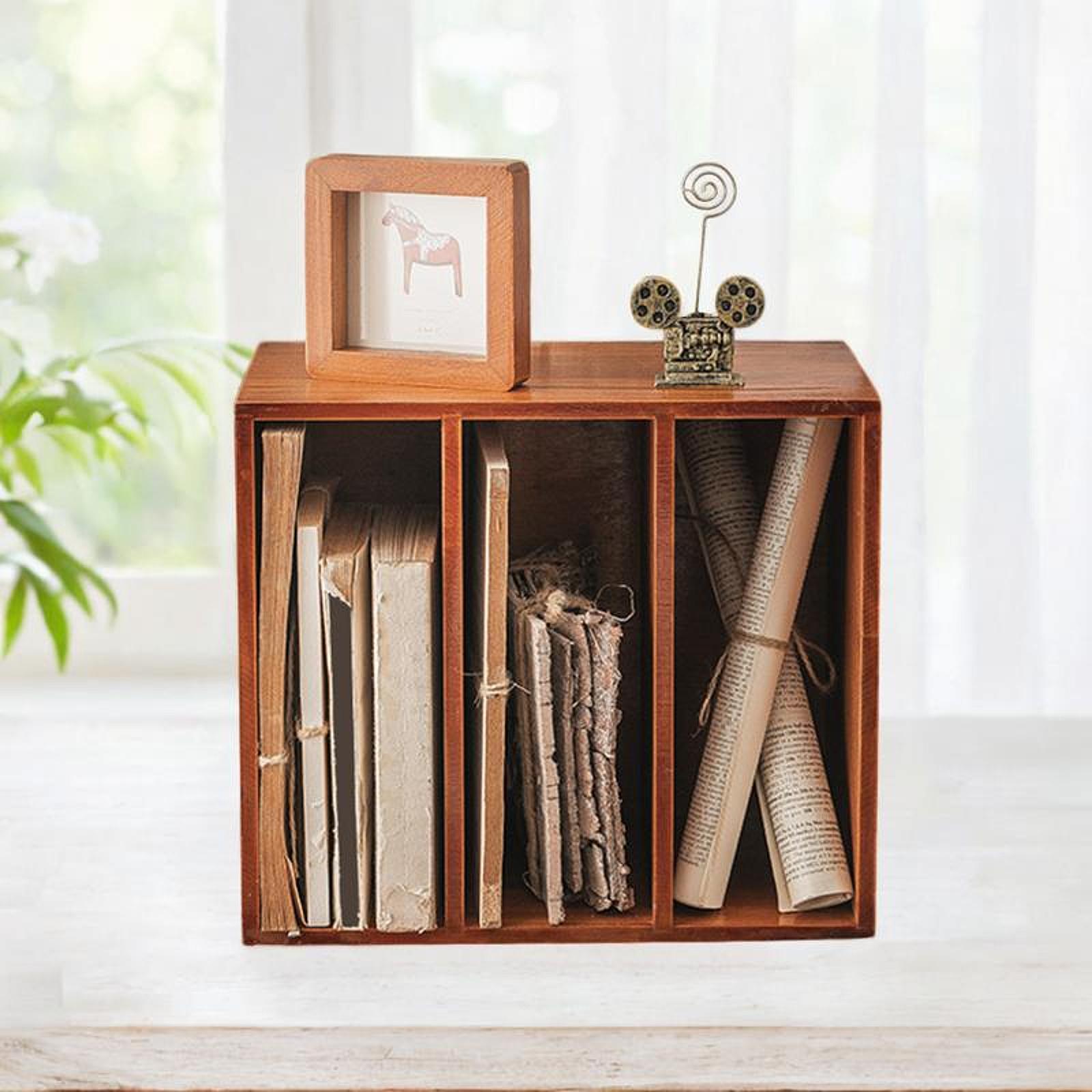 Book Holder Display Shelf Sturdy Magazine File Holder for Home Letter School