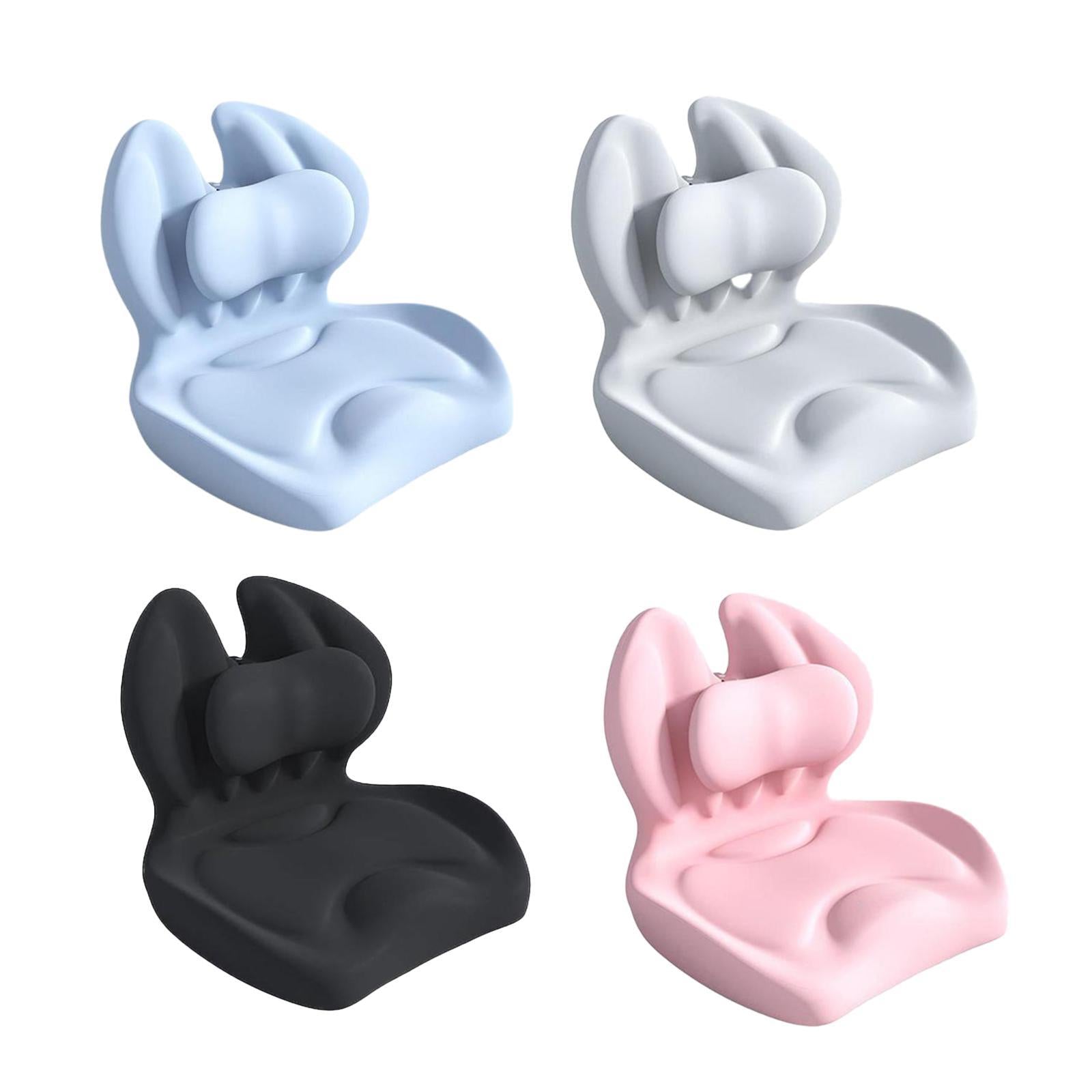 Memory Foam Seat Cushion Coccyx Cushions for Tailbone Car Seats Gaming Chair Blue