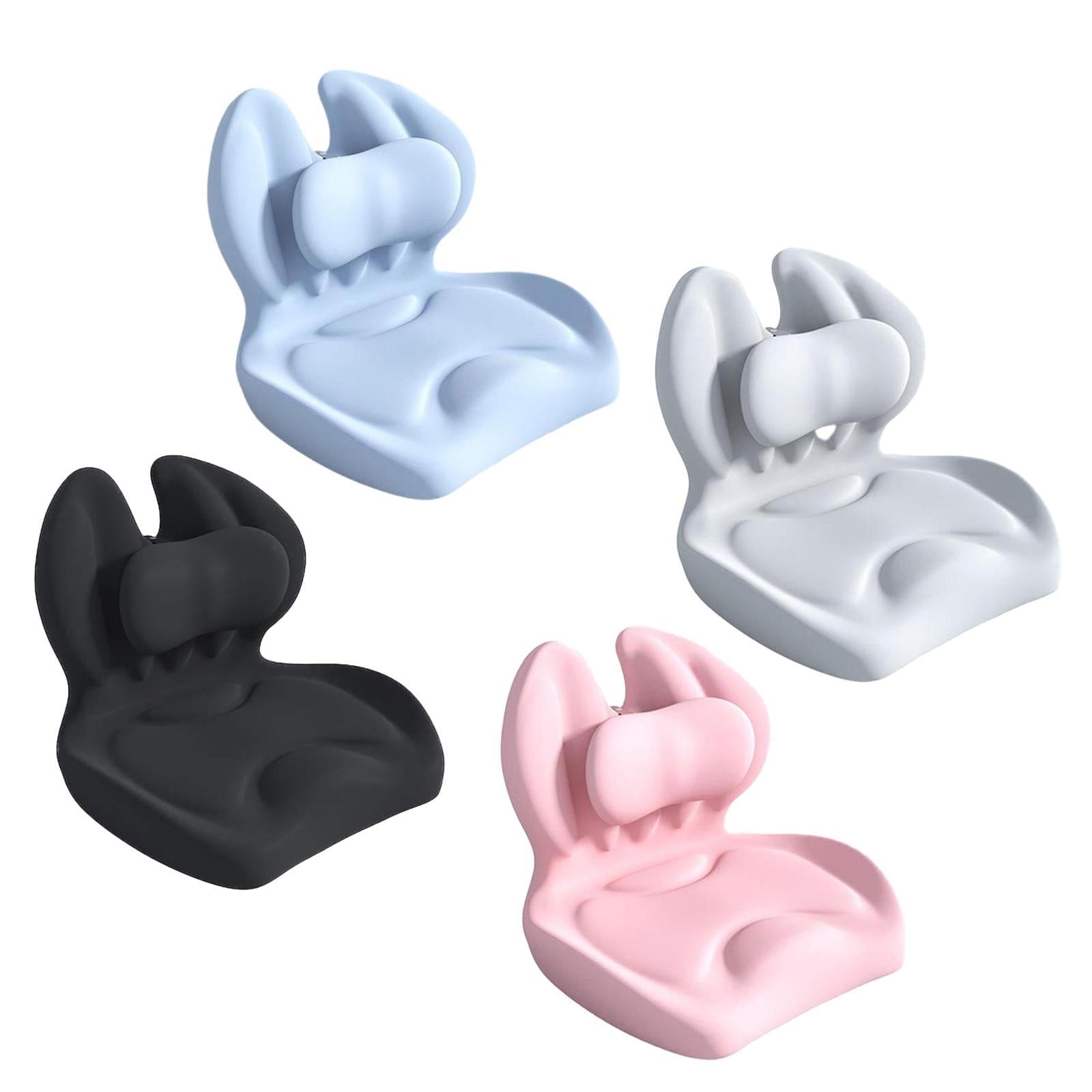 Memory Foam Seat Cushion Coccyx Cushions for Tailbone Car Seats Gaming Chair Blue