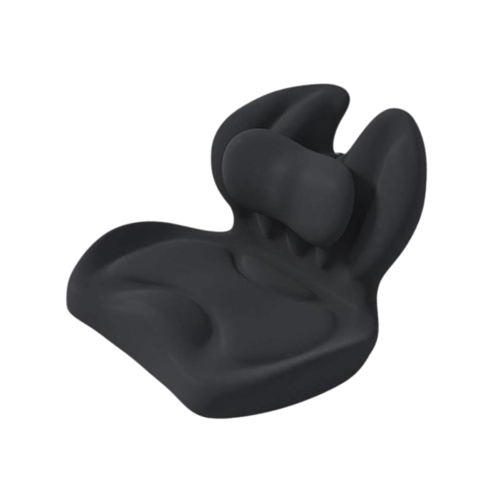 Memory Foam Seat Cushion Coccyx Cushions for Tailbone Car Seats Gaming Chair Black
