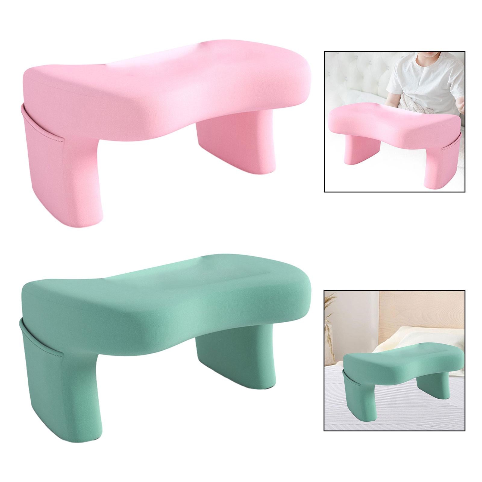 Bed Rest Pillow Comfortable Non Slip Gaming Pillow for Couch Reading Playing pink