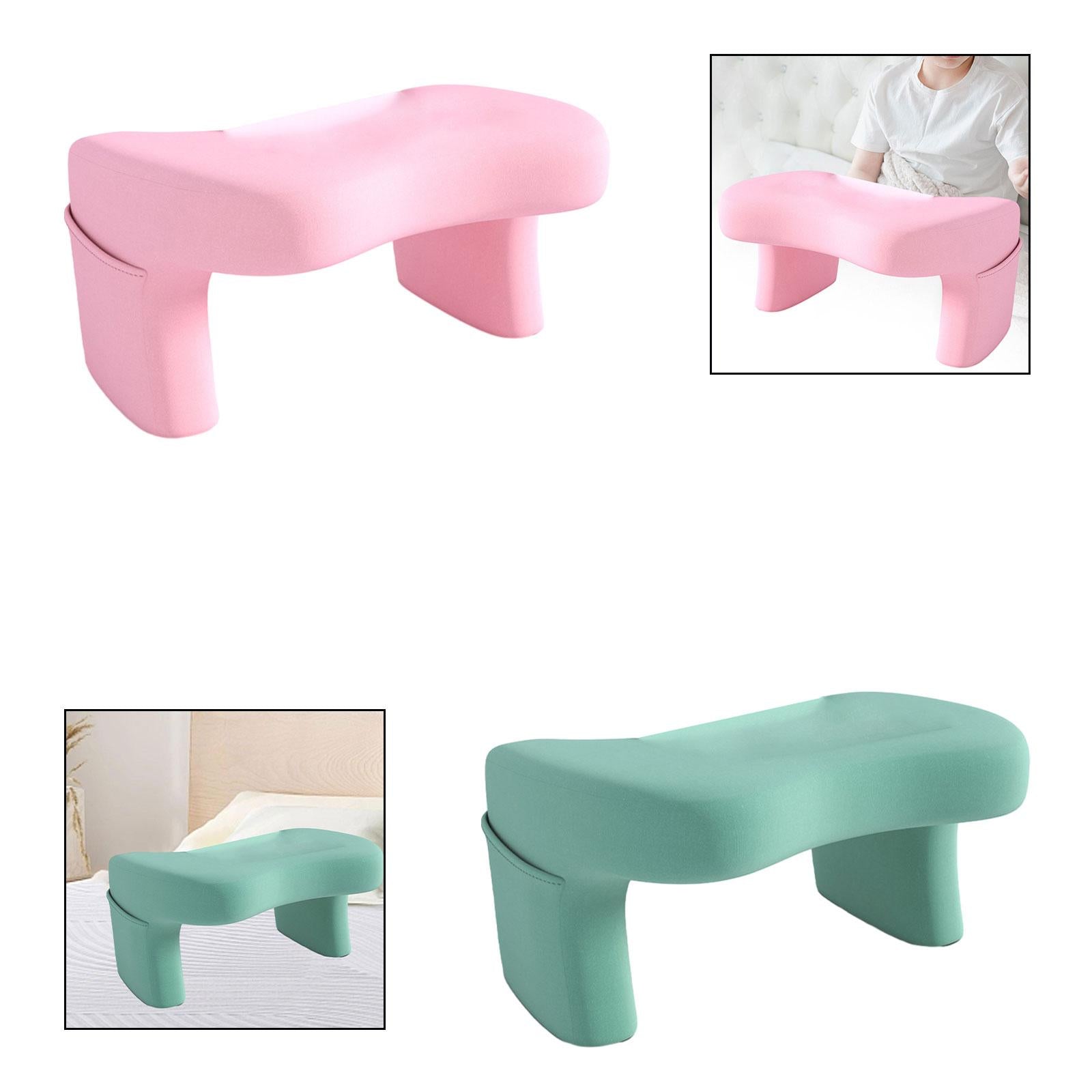 Bed Rest Pillow Comfortable Non Slip Gaming Pillow for Couch Reading Playing pink