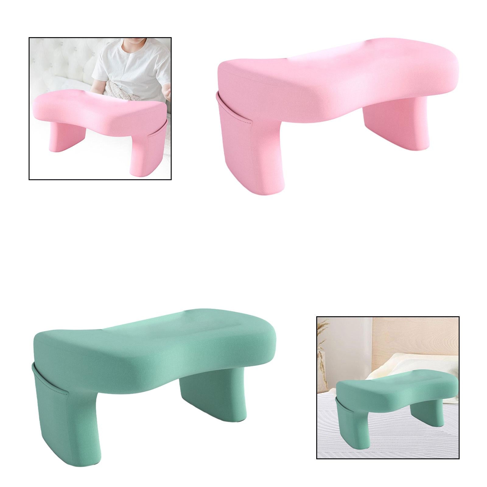 Bed Rest Pillow Comfortable Non Slip Gaming Pillow for Couch Reading Playing pink