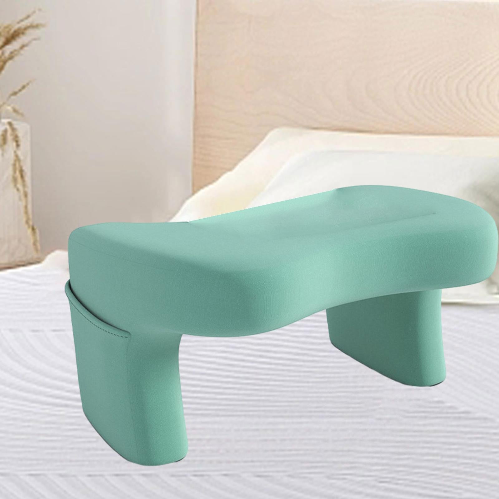 Bed Rest Pillow Comfortable Non Slip Gaming Pillow for Couch Reading Playing green