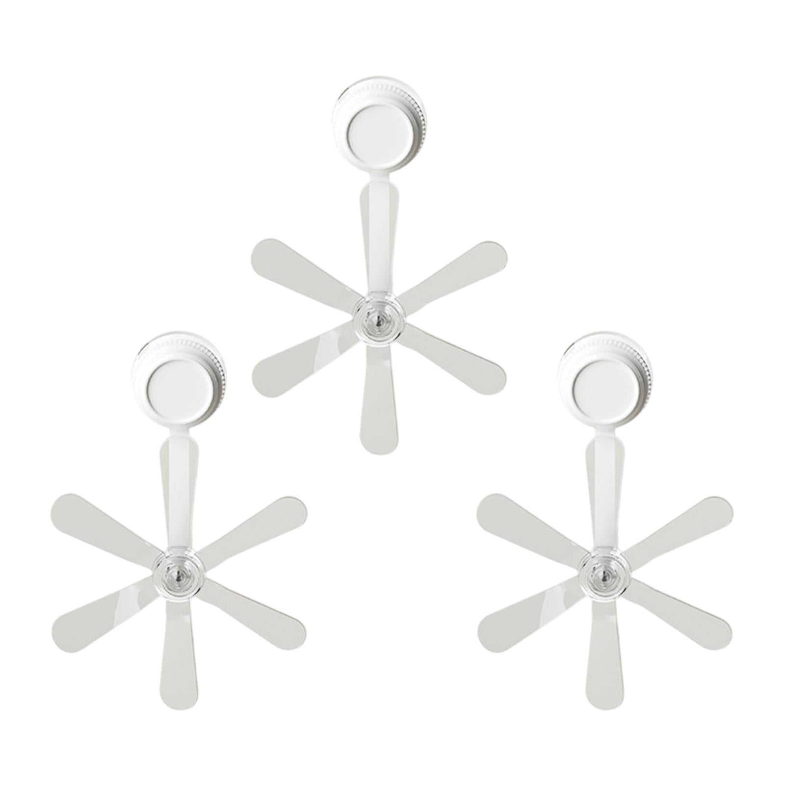 3Pcs Air Conditioner Air Deflector Windshield Accessory for Office Buildings Clear