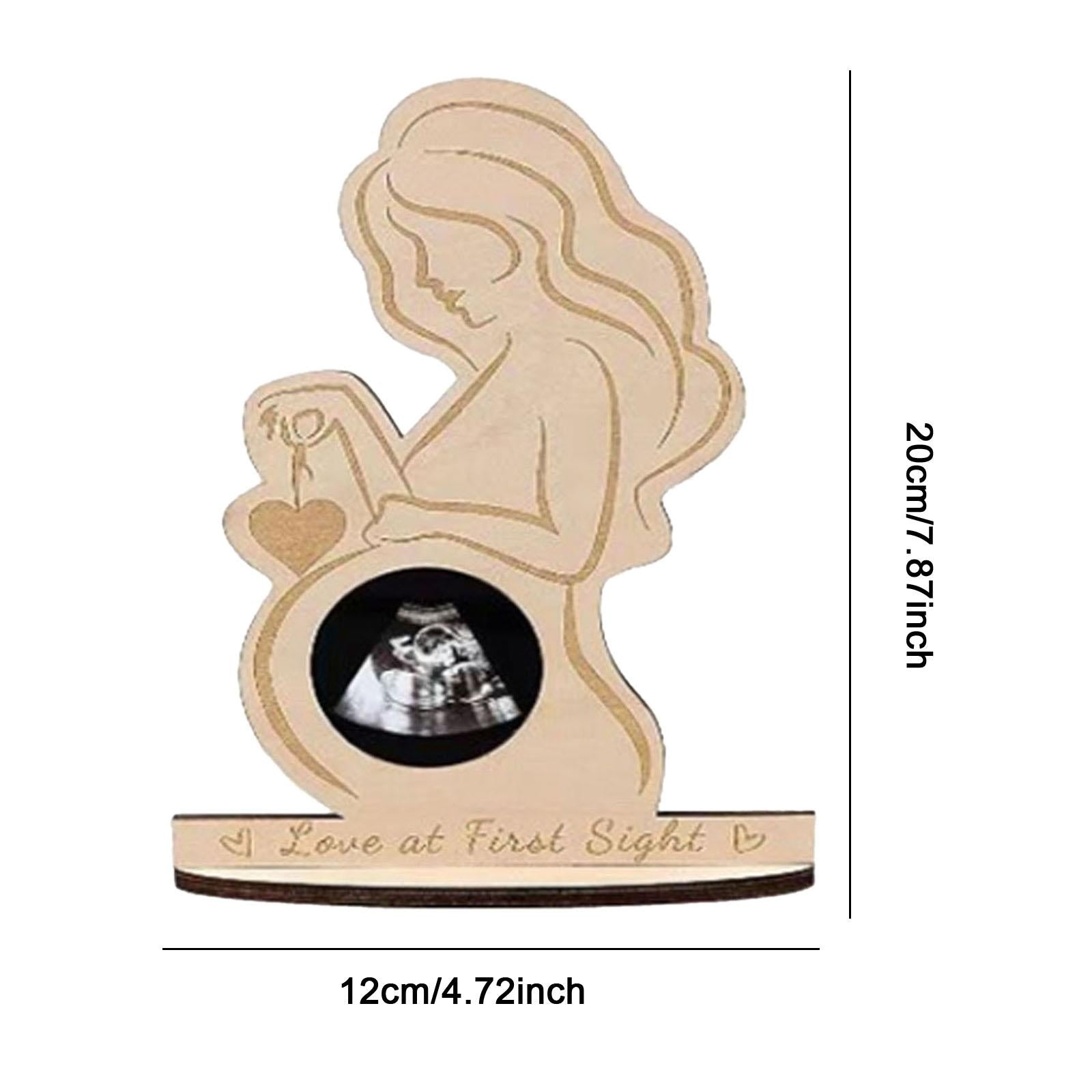 Wooden Ornament New Mom Gifts Easy to Assemble Handmade Wood Sign Desk Decor