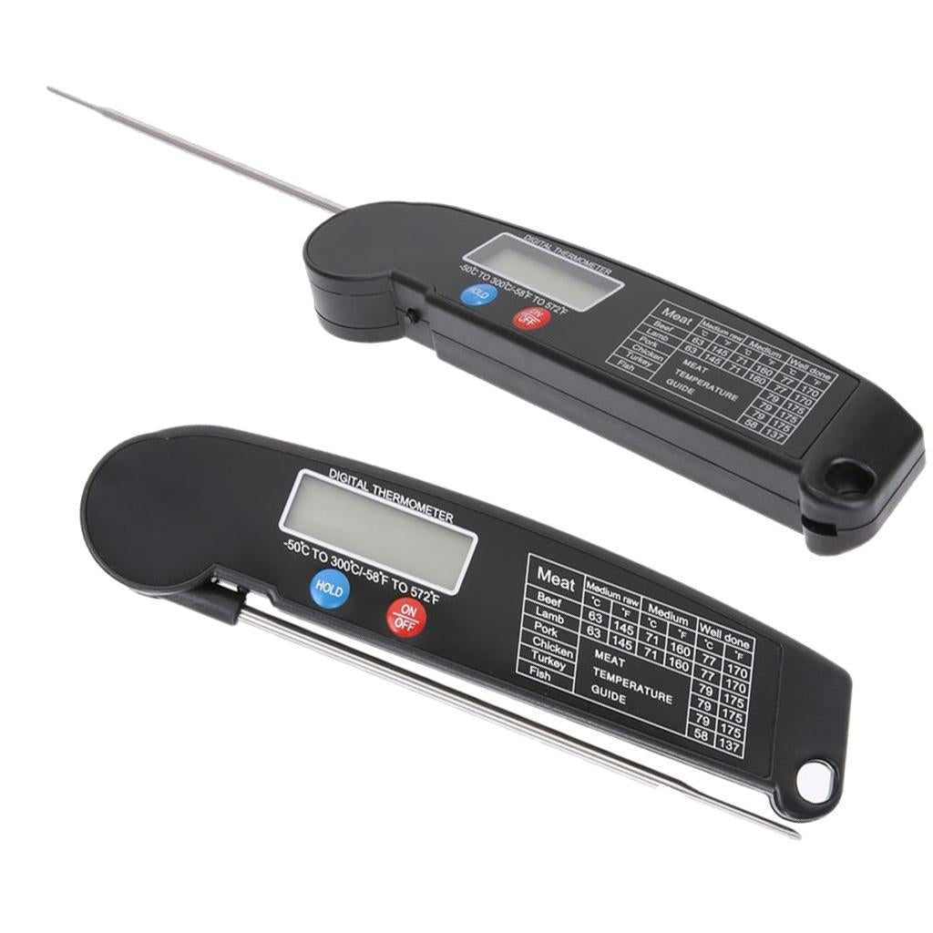 Kitchen Thermometer Digital Food Meat Probe BBQ Temperature Tool LCD Display