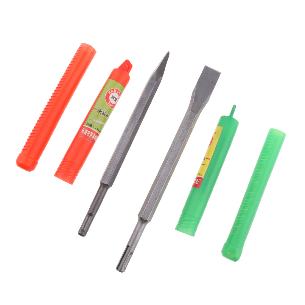 14mm Round Shank Point Chisel and Flat Chisel for Rotary Hammer