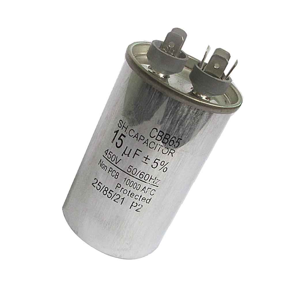 CBB65 15uf/450V, 50/60 Hz Round Motor Run Capacitor for Home Air Conditioner