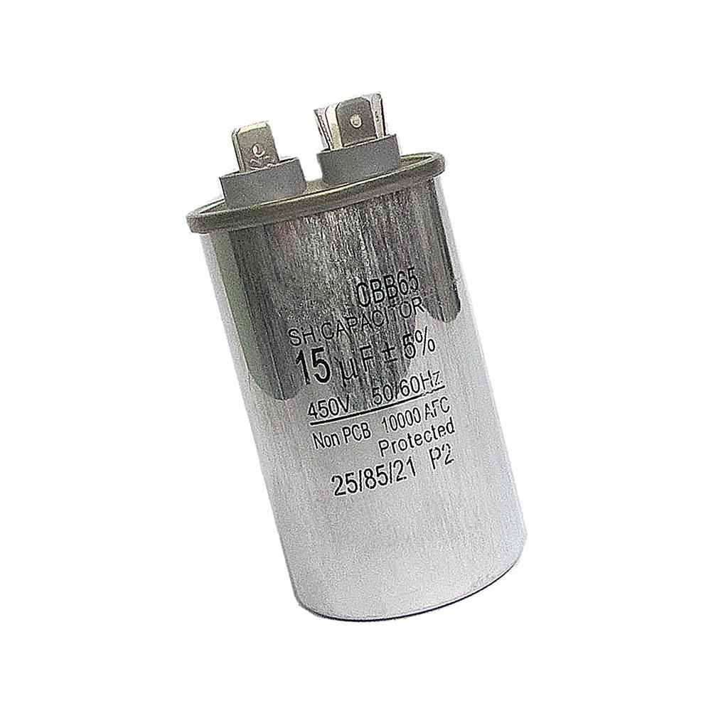 CBB65 15uf/450V, 50/60 Hz Round Motor Run Capacitor for Home Air Conditioner
