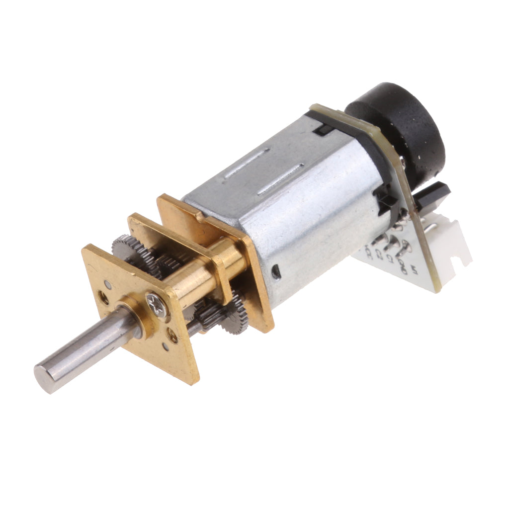 DC 12V Micro Gear Motor Electric Speed Reduction Motor Gearbox Coder 78rpm