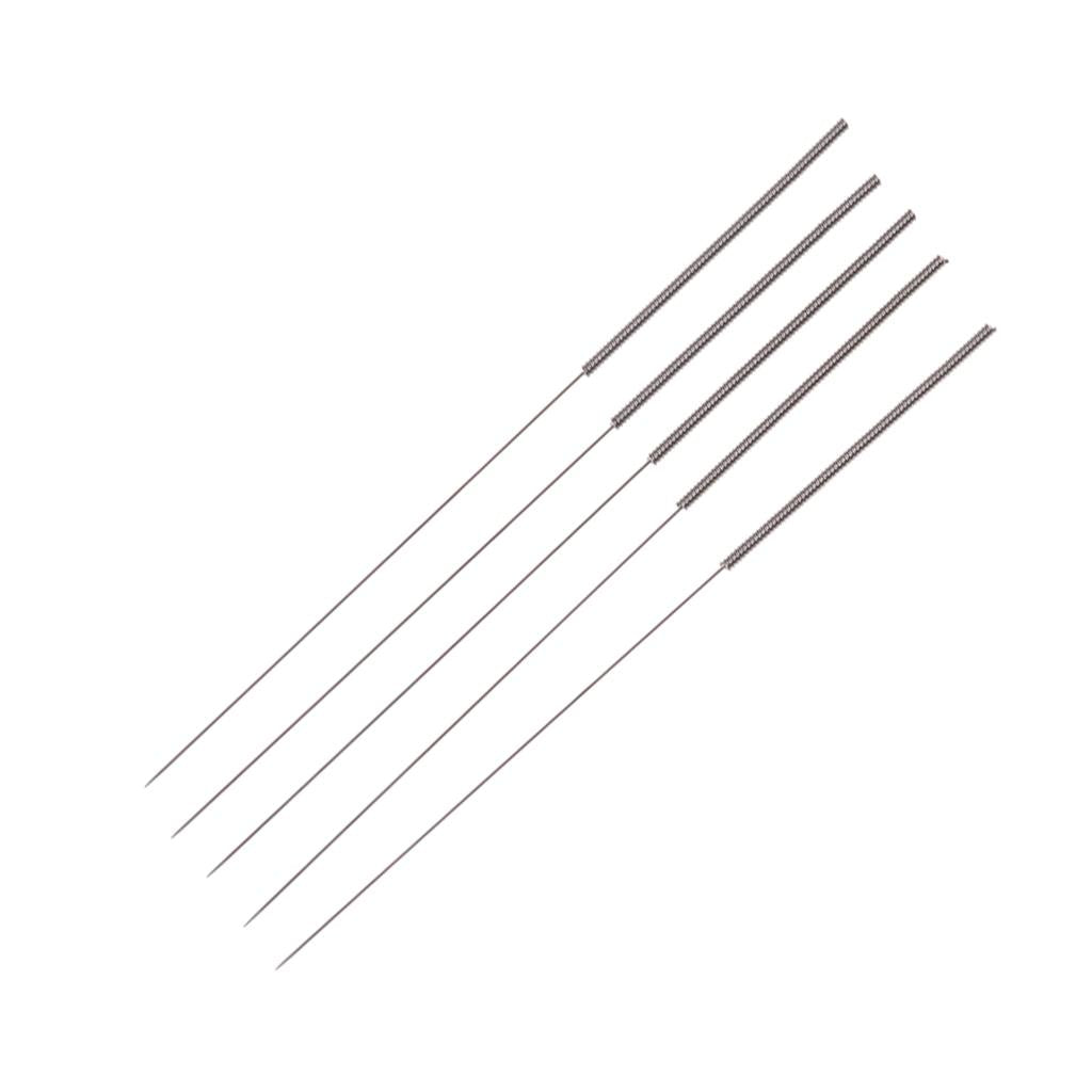 5Pcs Stainless Steel Bendable 3D Printer Nozzle Cleaning Drill Needle 0.3mm
