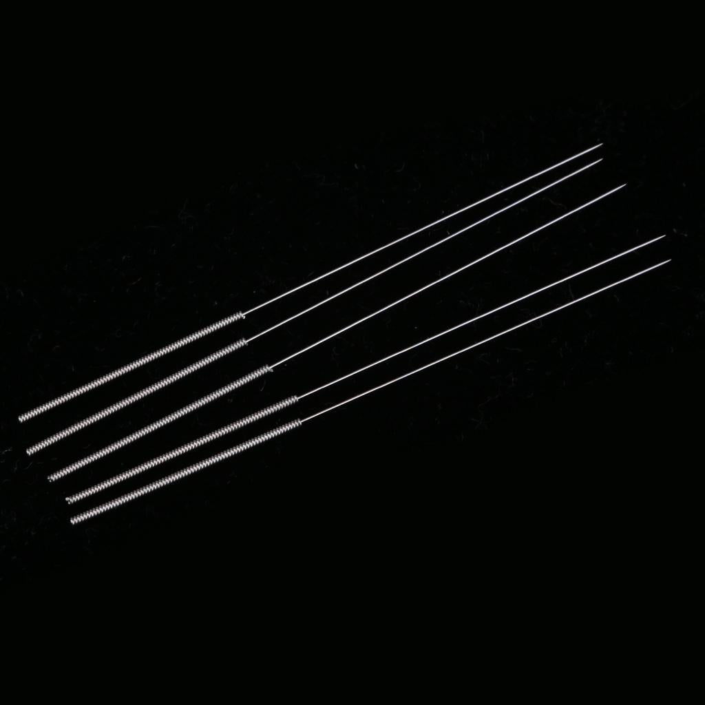 5Pcs Stainless Steel Bendable 3D Printer Nozzle Cleaning Drill Needle 0.3mm