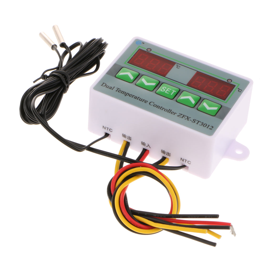 ZFX-ST3012 Microcomputer Intelligent Dual Digital Temperature Controller 24V
