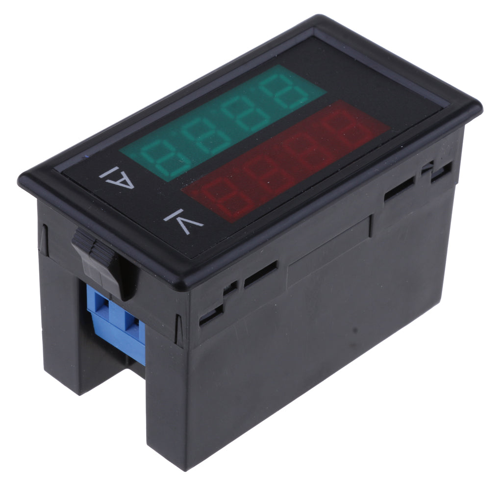 Dual Digital DC Voltmeter Ammeter LED Volt Ampere Meter Gauge DC 0-20V 10A