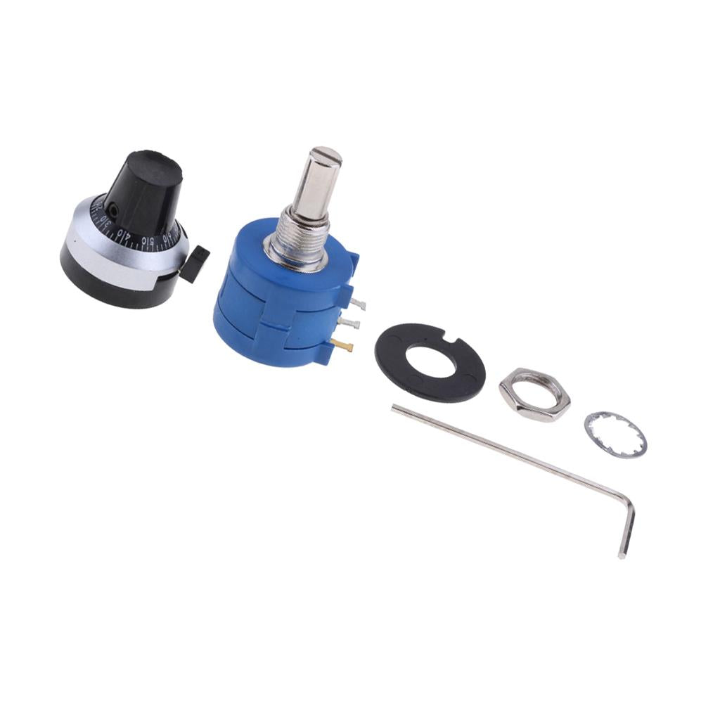 10K Ohm 3590S-2-103L Wirewound Potentiometer Multiturn Counting Dial Rotary
