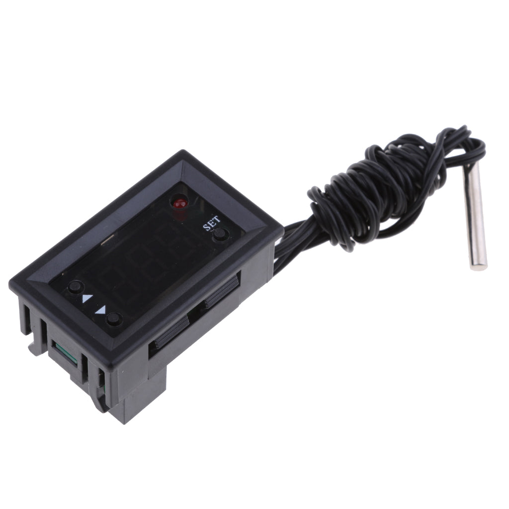 Digital Temperature Meter Probe Thermostat Thermometer Control Switch 24V