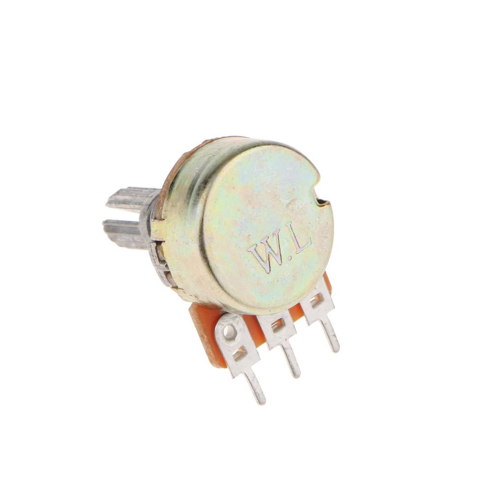 5Pc Single Linear 10mm Potentiometer Rotary 3 Pin with Nuts And Washers 10K