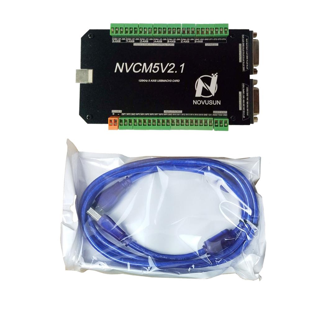 USB MACH3 125Khz Motion Controller Card Breakout Board for CNC Engraving 5 Axis