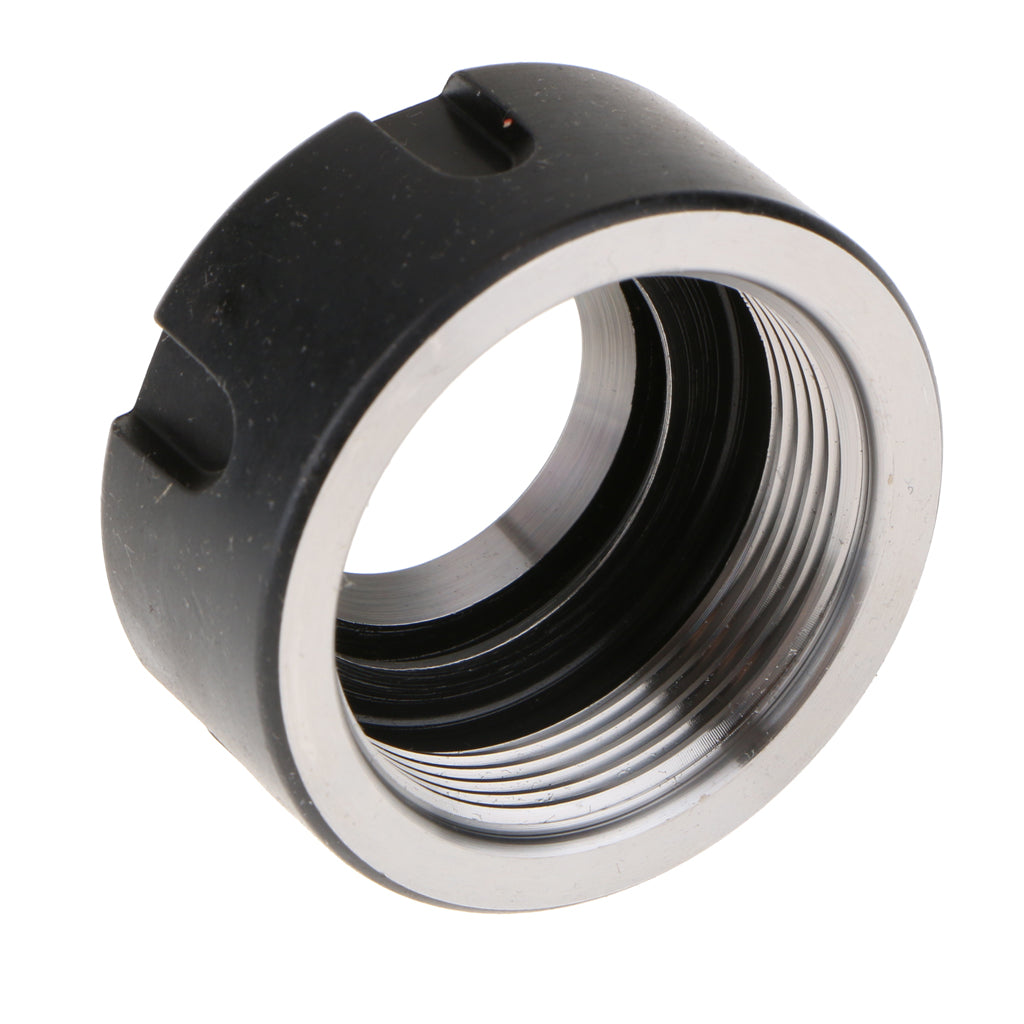 Black ER25UM Collet Clamping Nut for CNC Milling Collet Chuck Holder Lathe