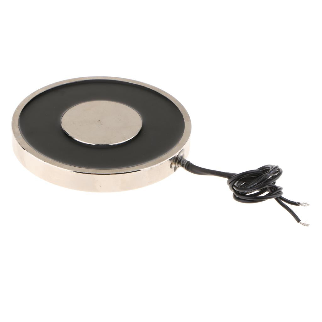 DC 24V Ultrathin Sucked Electric Lifting Holding Magnet Electromagnet P80 10