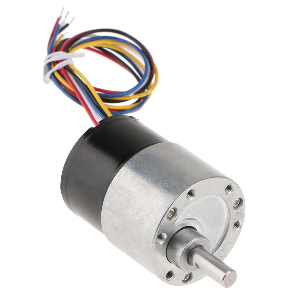 12V DC Mini Brushless Gear Motor Speed Reduction Gearbox 66rpm