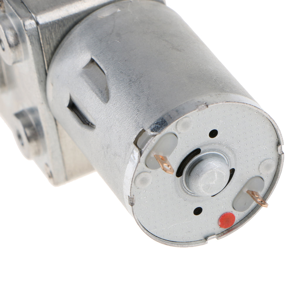 Self-Lock High Torque Turbine Worm Electric Geared Motor DC 6V 24mm 6V-10RPM