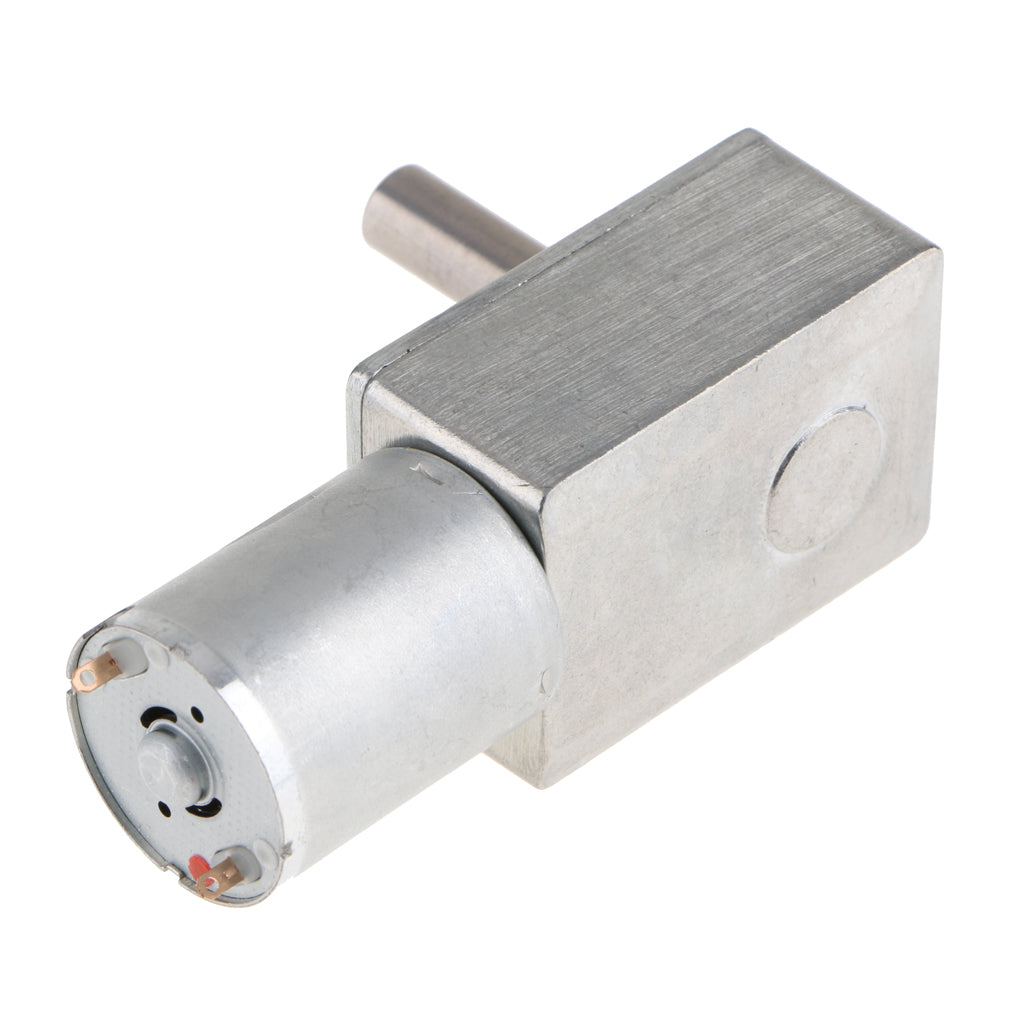 Self-Lock High Torque Turbine Worm Electric Geared Motor DC 6V 24mm 6V-10RPM
