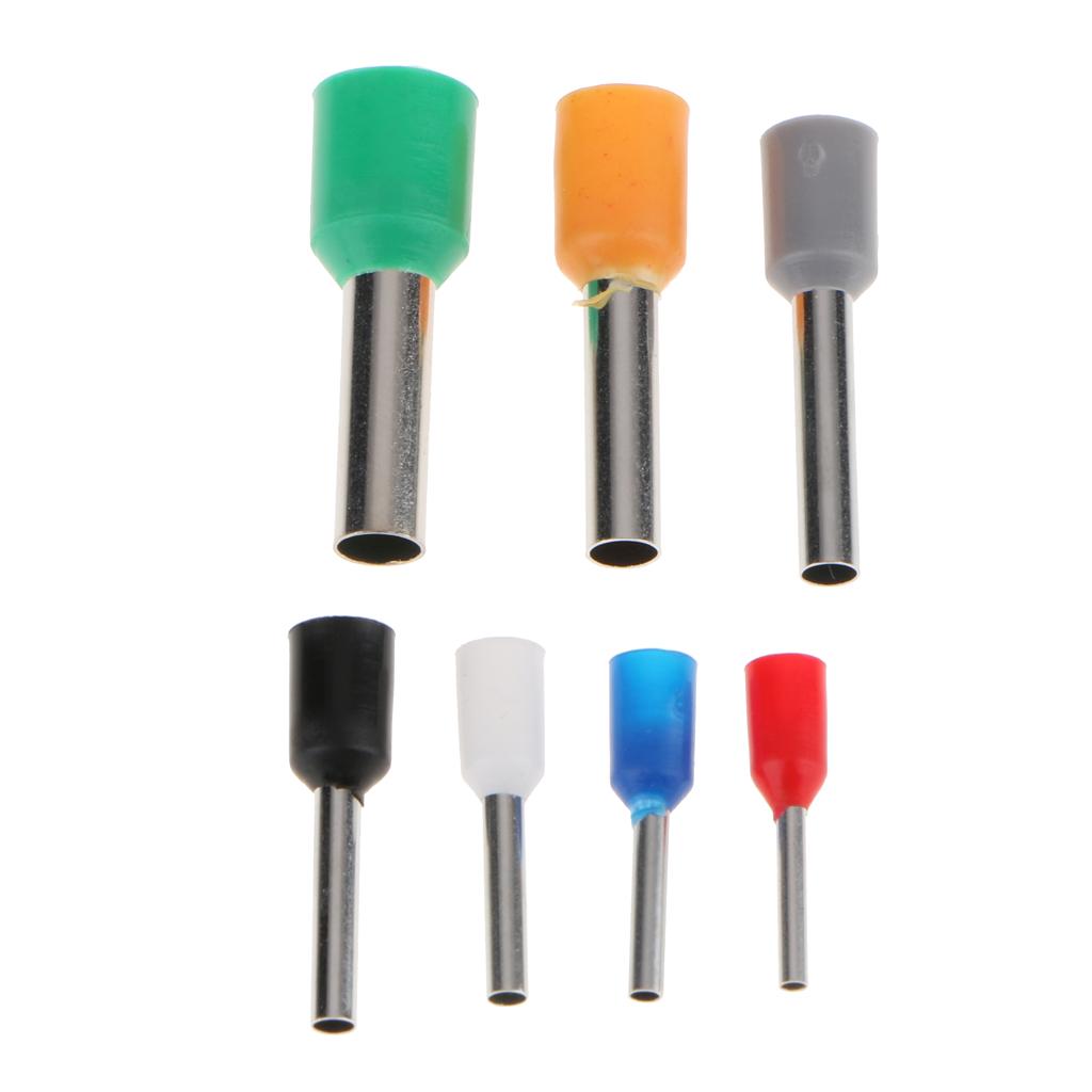 600Pcs/Pack Insulated Terminal Crimp Kit Wire Ferrules Insulated Connectors