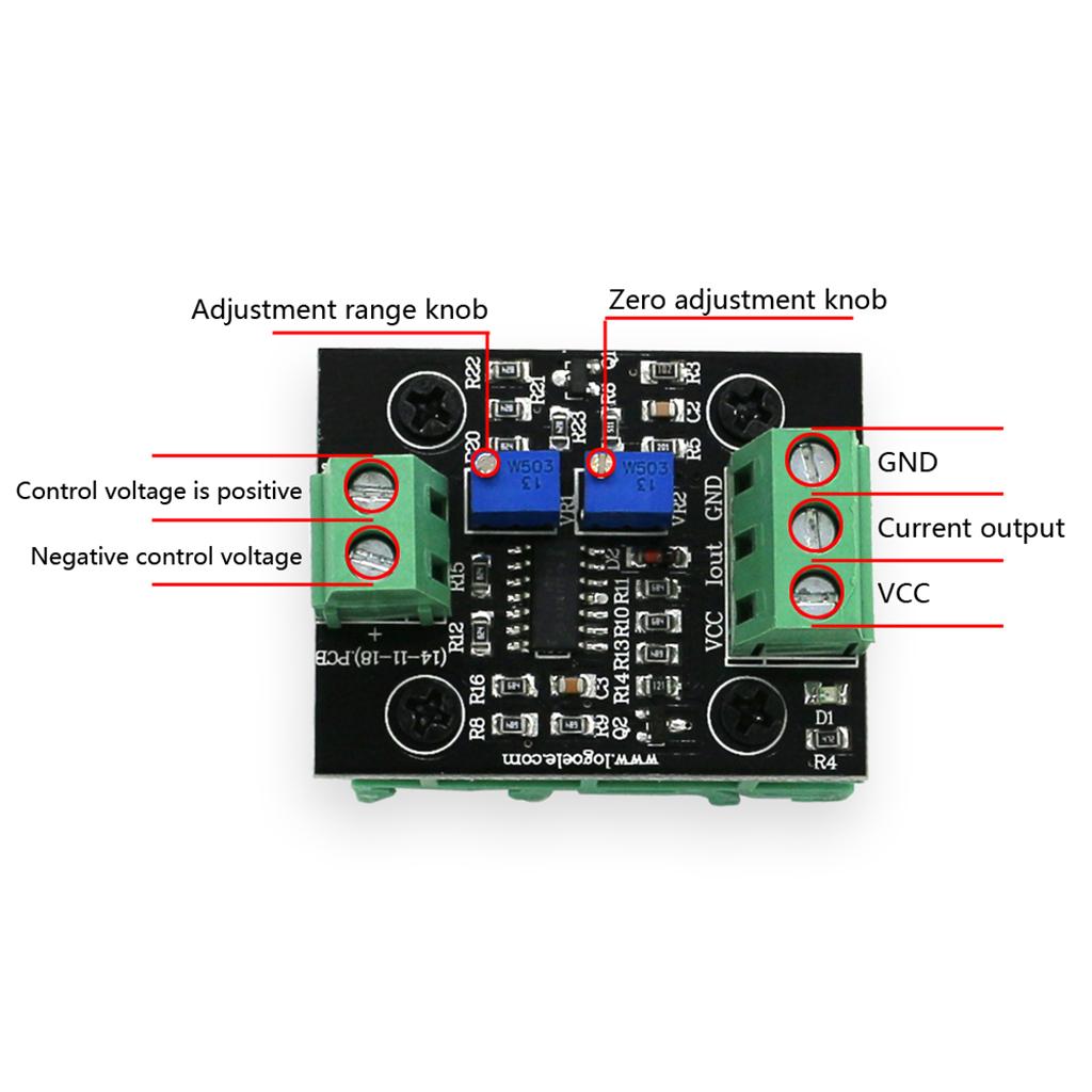 Voltage To Current Module Signal Converter Module 0-3.3V to 4-20mA