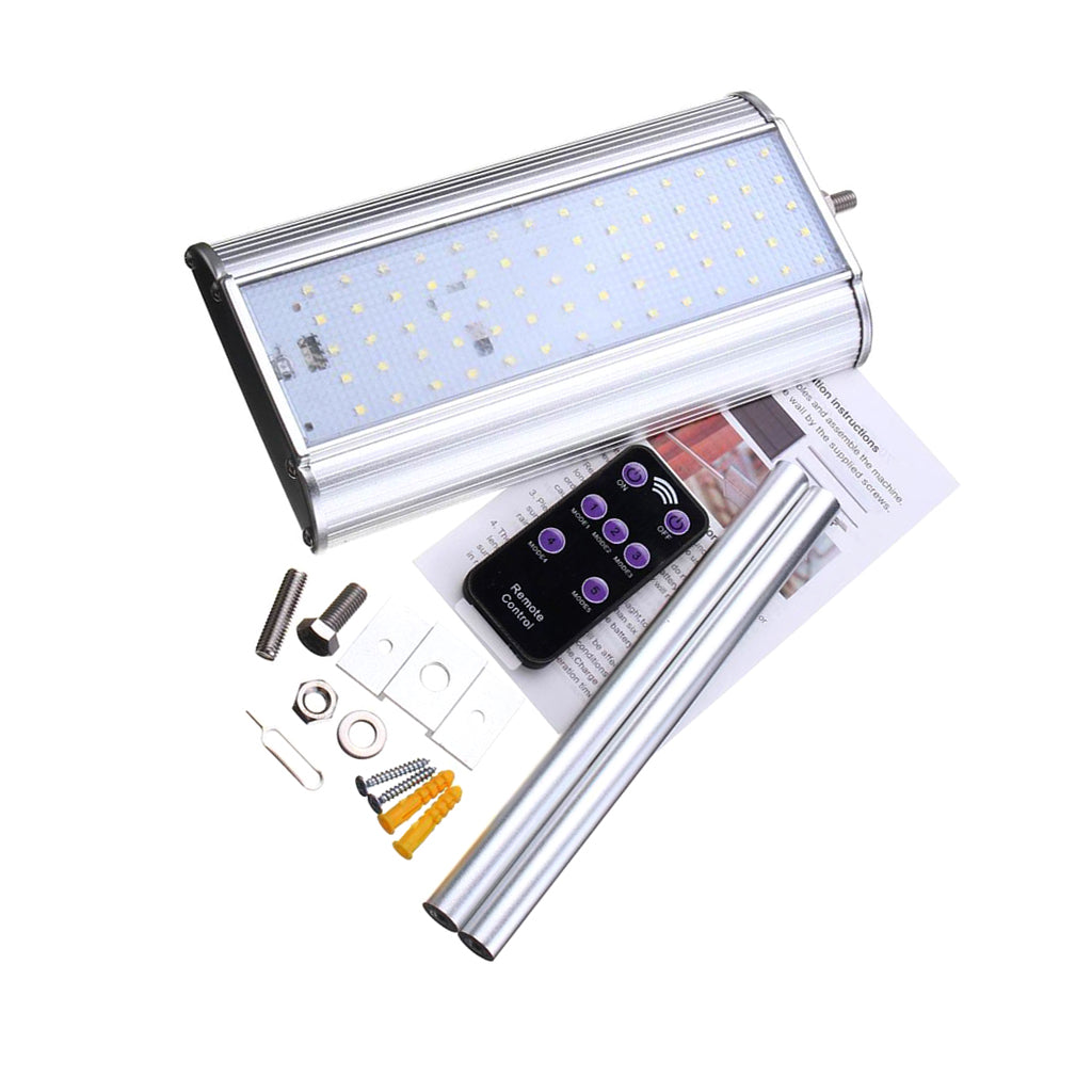 Solar 70 LED Motion Sensor Light Outdoor Garden Street Wall Lamp Waterproof