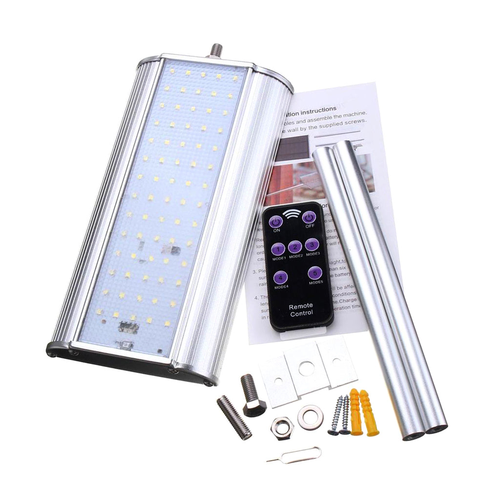 Solar 70 LED Motion Sensor Light Outdoor Garden Street Wall Lamp Waterproof