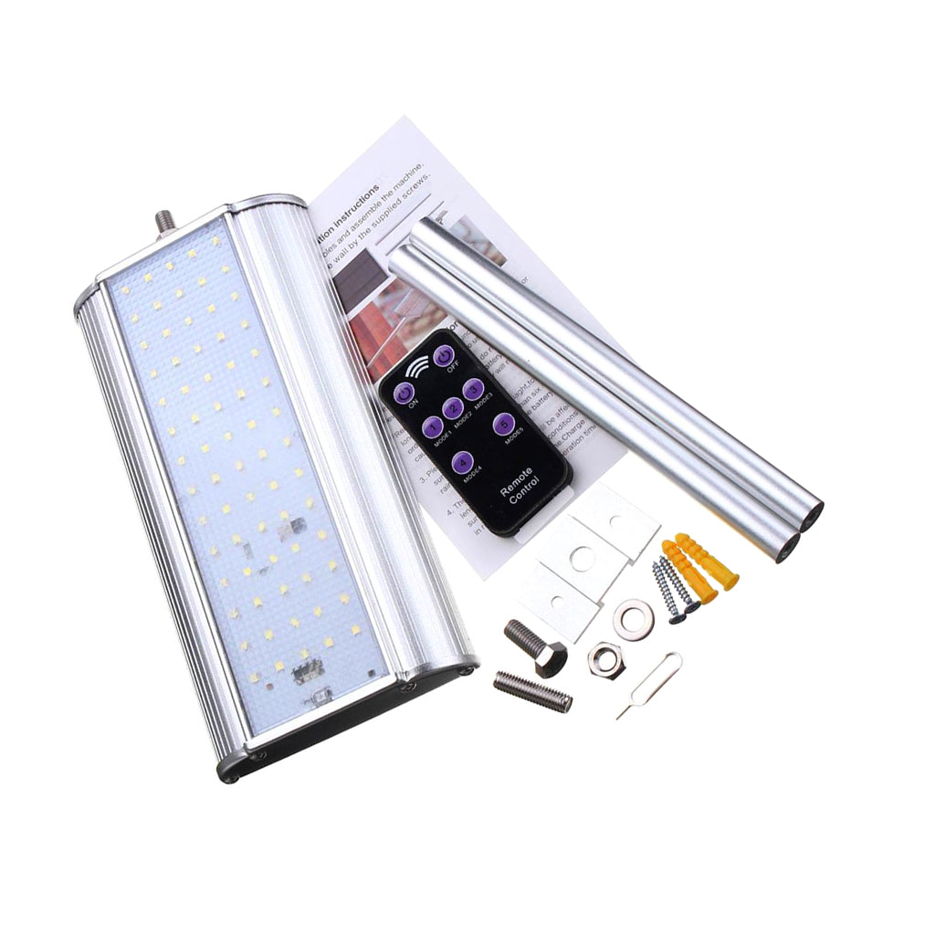 Solar 70 LED Motion Sensor Light Outdoor Garden Street Wall Lamp Waterproof