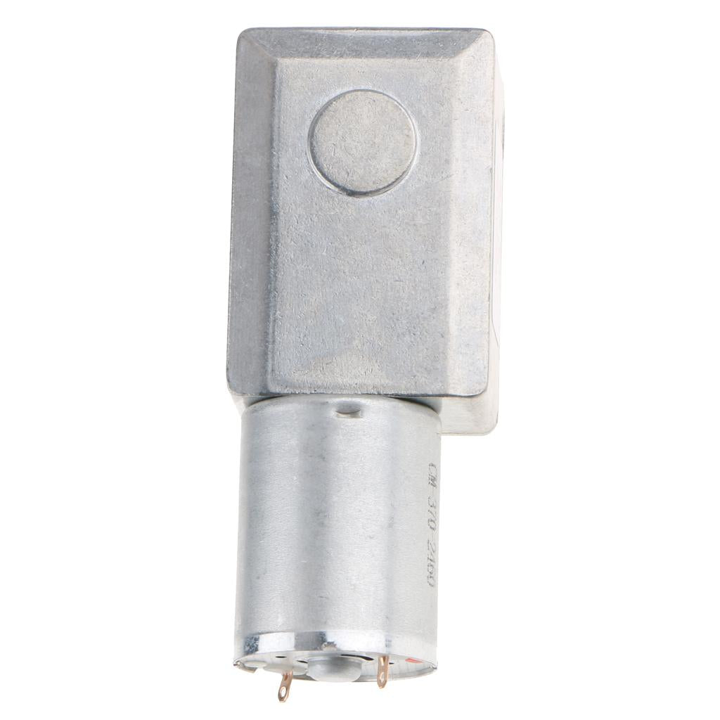 DC12V Metal Turbo Worm Gear Speed Reducer Motor Geared Motor 3-55rpm 76.8x32x25.2mm 10rpm